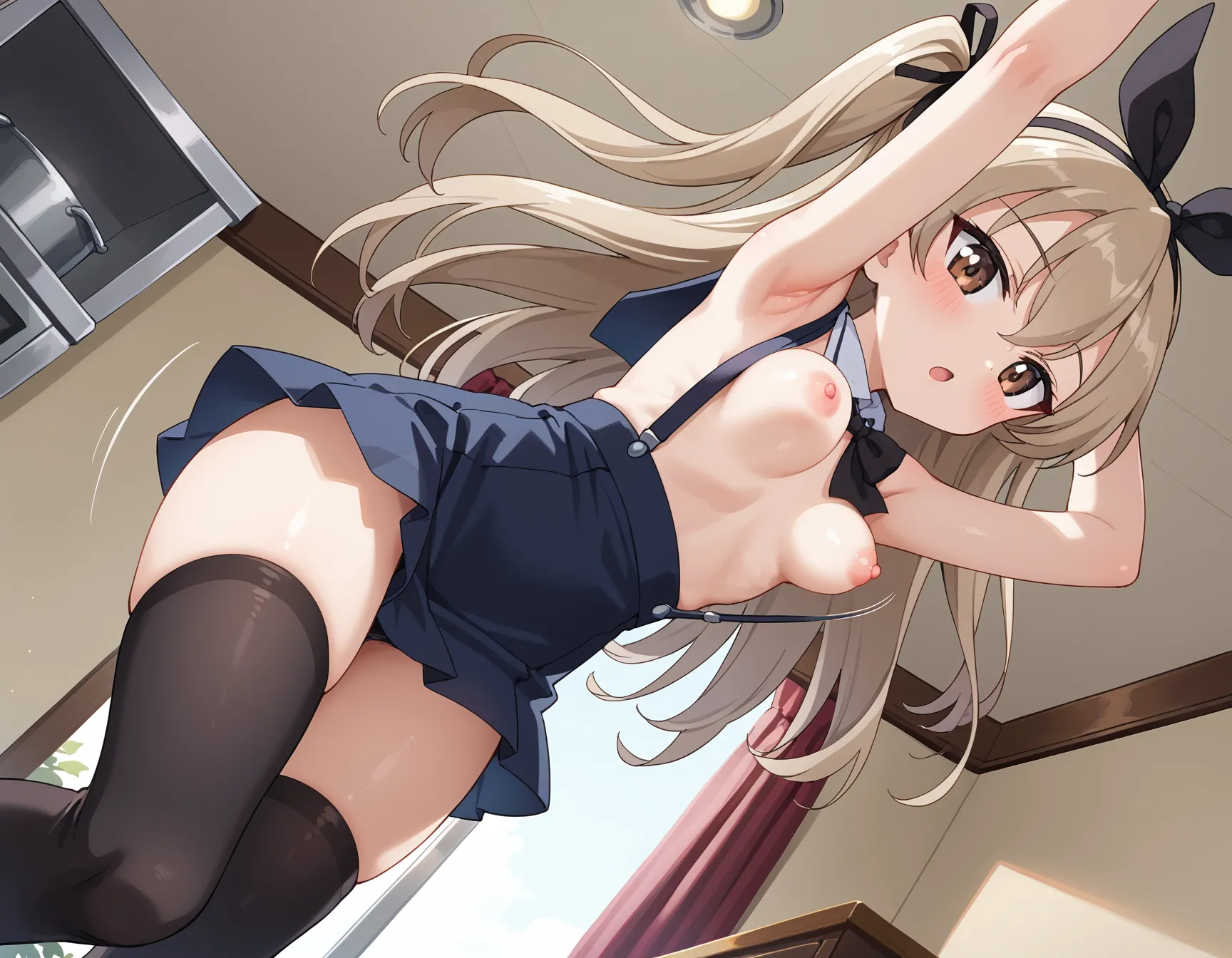 【「腋・脇」AIエロ画像（イラスト・アニメ・二次元風）4705枚まとめ！(67ページ目)のエロ画像27枚目