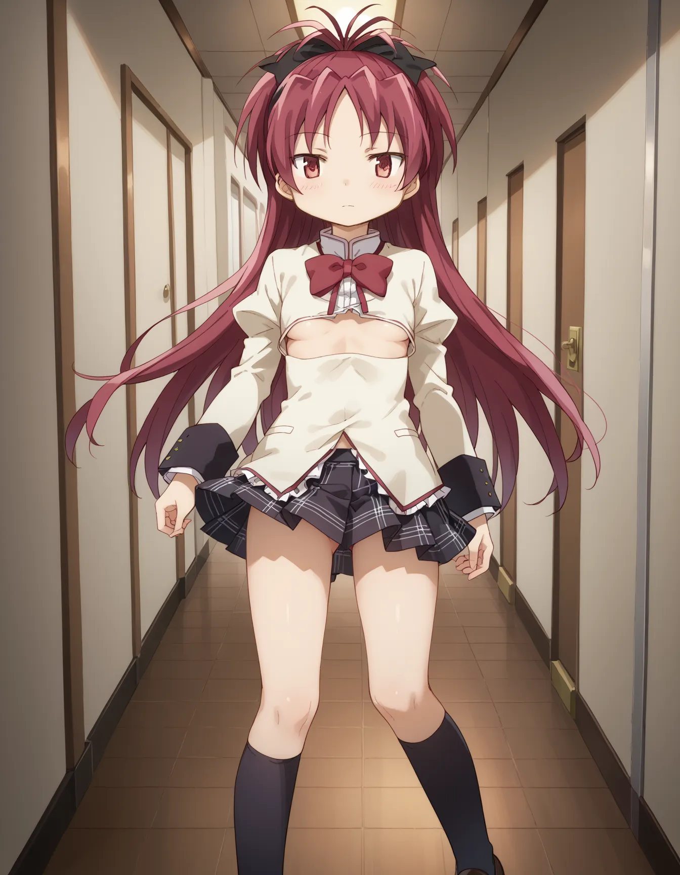 【「貧乳×学制服」AIエロ画像（イラスト・アニメ・二次元風）606枚まとめ！(9ページ目)のエロ画像18枚目
