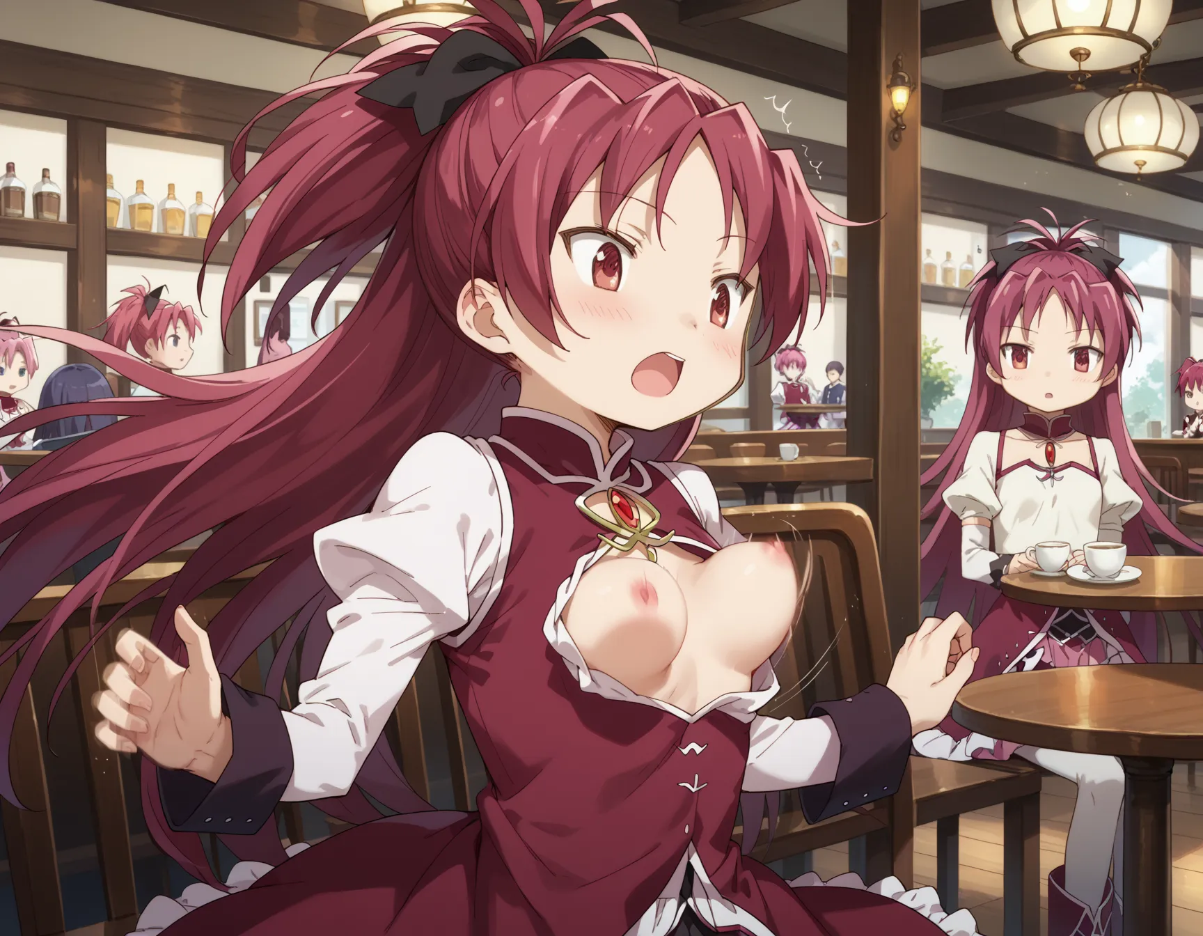 【「貧乳」AIエロ画像（イラスト・アニメ・二次元風）8390枚まとめ！(121ページ目)のエロ画像24枚目