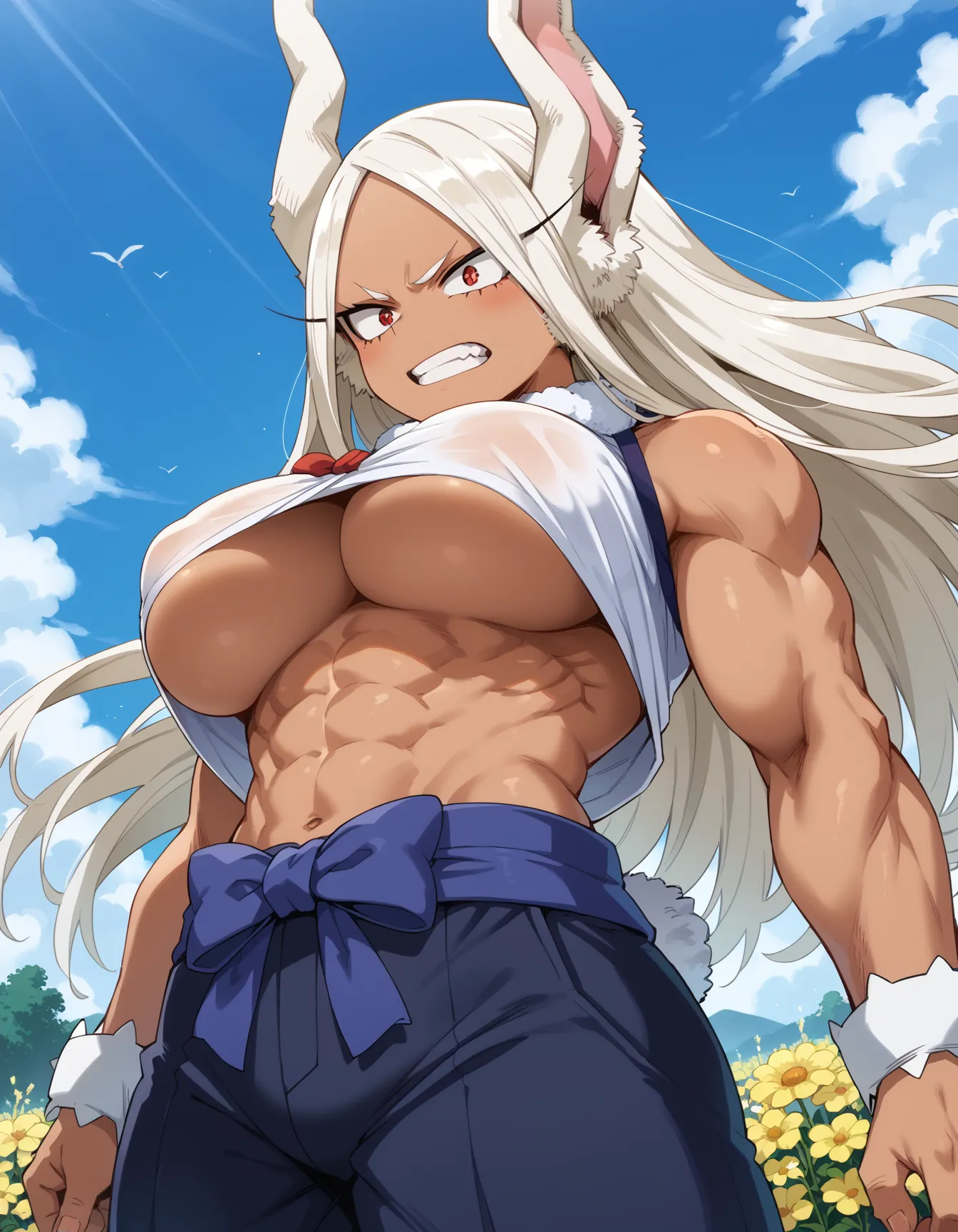 【「巨乳×着物」AIエロ画像（イラスト・アニメ・二次元風）854枚まとめ！(13ページ目)のエロ画像6枚目