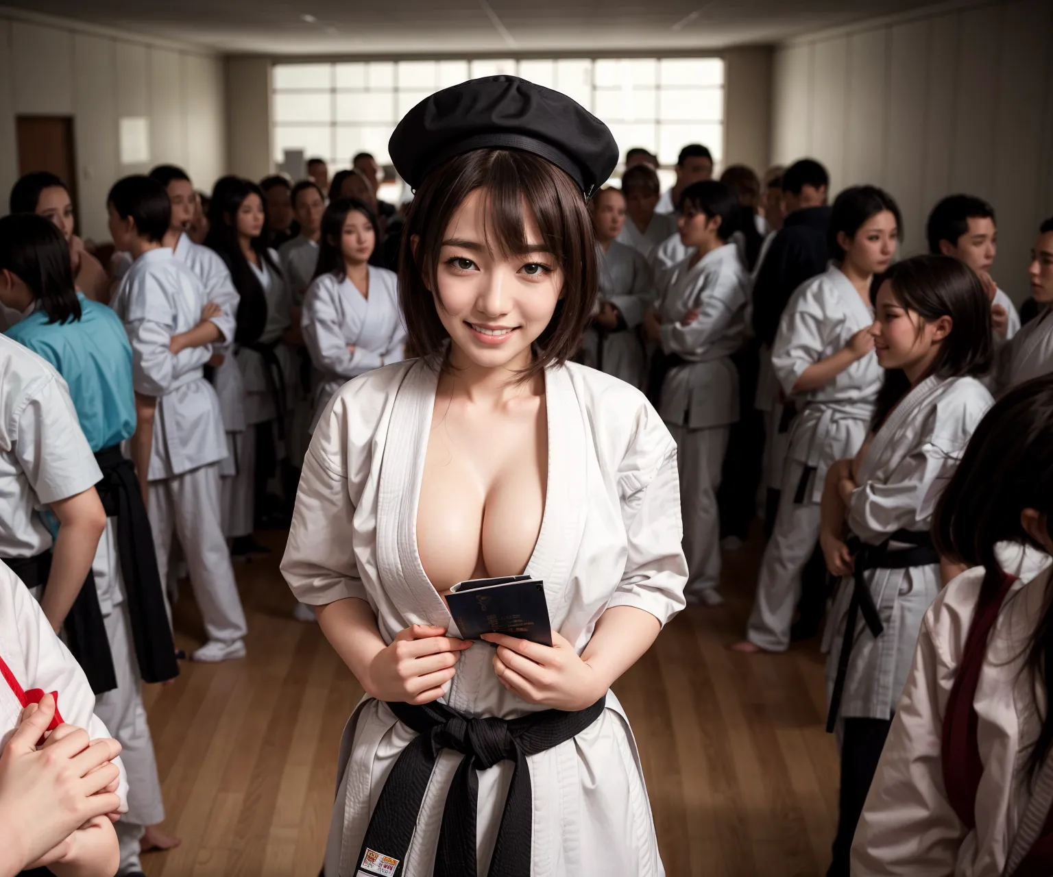 【「道着（空手・柔道）」AIエロ画像（リアル・実写・フォト風）515枚まとめ！(8ページ目)のエロ画像26枚目