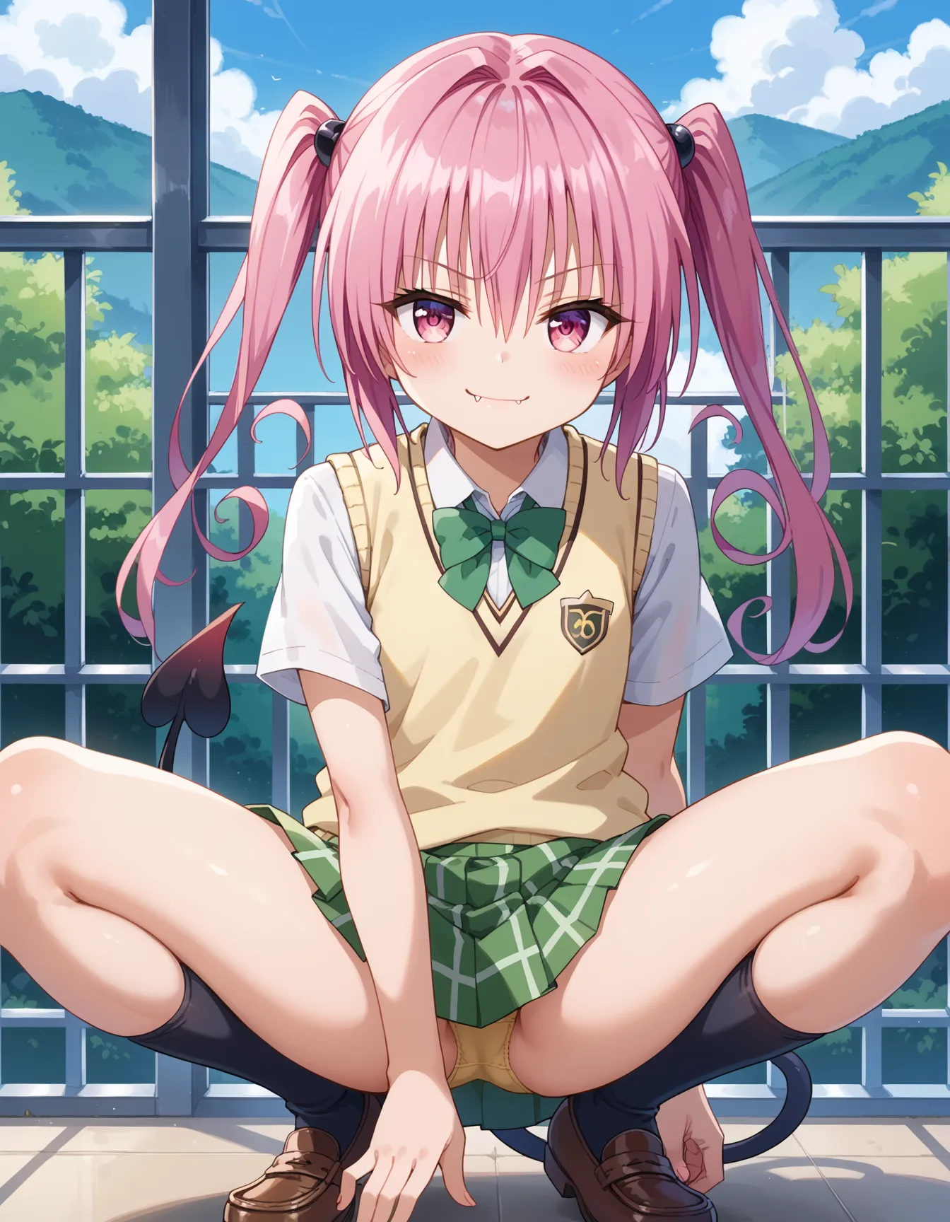【「貧乳×学制服」AIエロ画像（イラスト・アニメ・二次元風）606枚まとめ！(9ページ目)のエロ画像13枚目