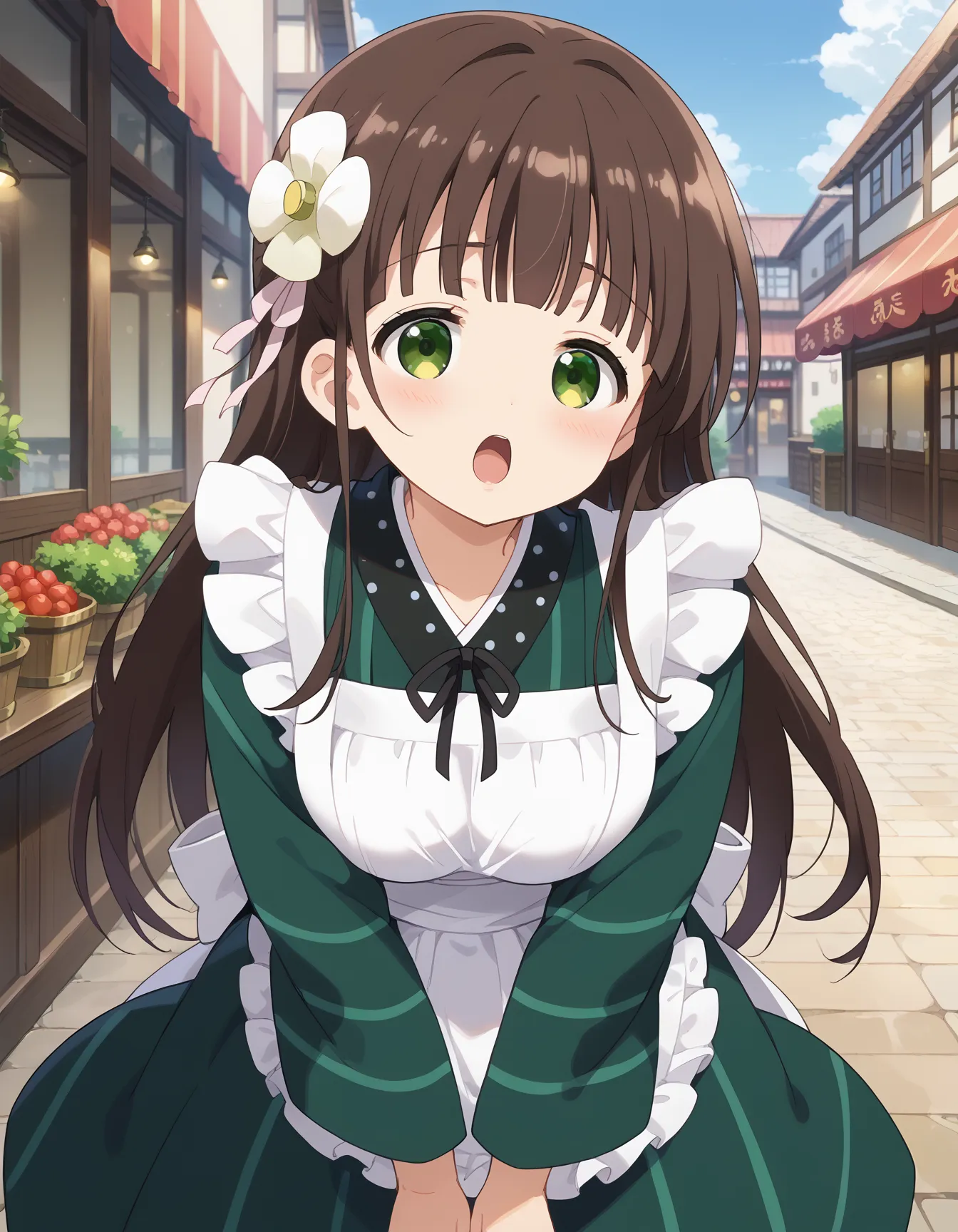 【「巨乳×着物」AIエロ画像（イラスト・アニメ・二次元風）854枚まとめ！(13ページ目)のエロ画像5枚目