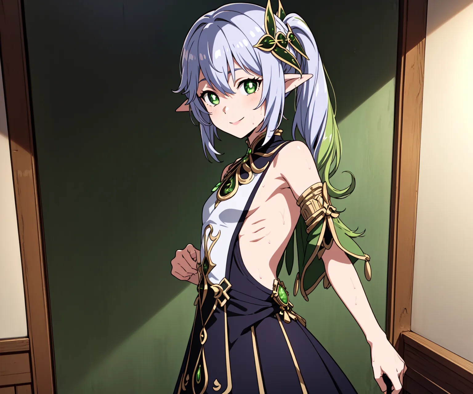 【「貧乳」AIエロ画像（イラスト・アニメ・二次元風）8390枚まとめ！(120ページ目)のエロ画像27枚目