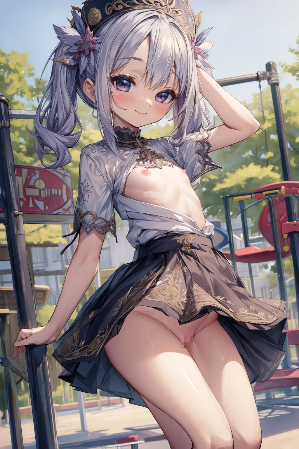 【「下着（ブラジャー・パンティ）」AIエロ画像（イラスト・アニメ・二次元風）15996枚まとめ！(225ページ目)のエロ画像1枚目