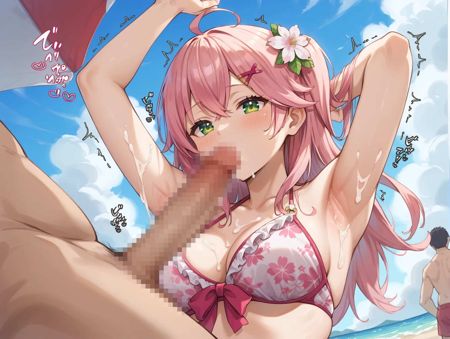 【「腋・脇」AIエロ画像（イラスト・アニメ・二次元風）4705枚まとめ！(66ページ目)のエロ画像26枚目