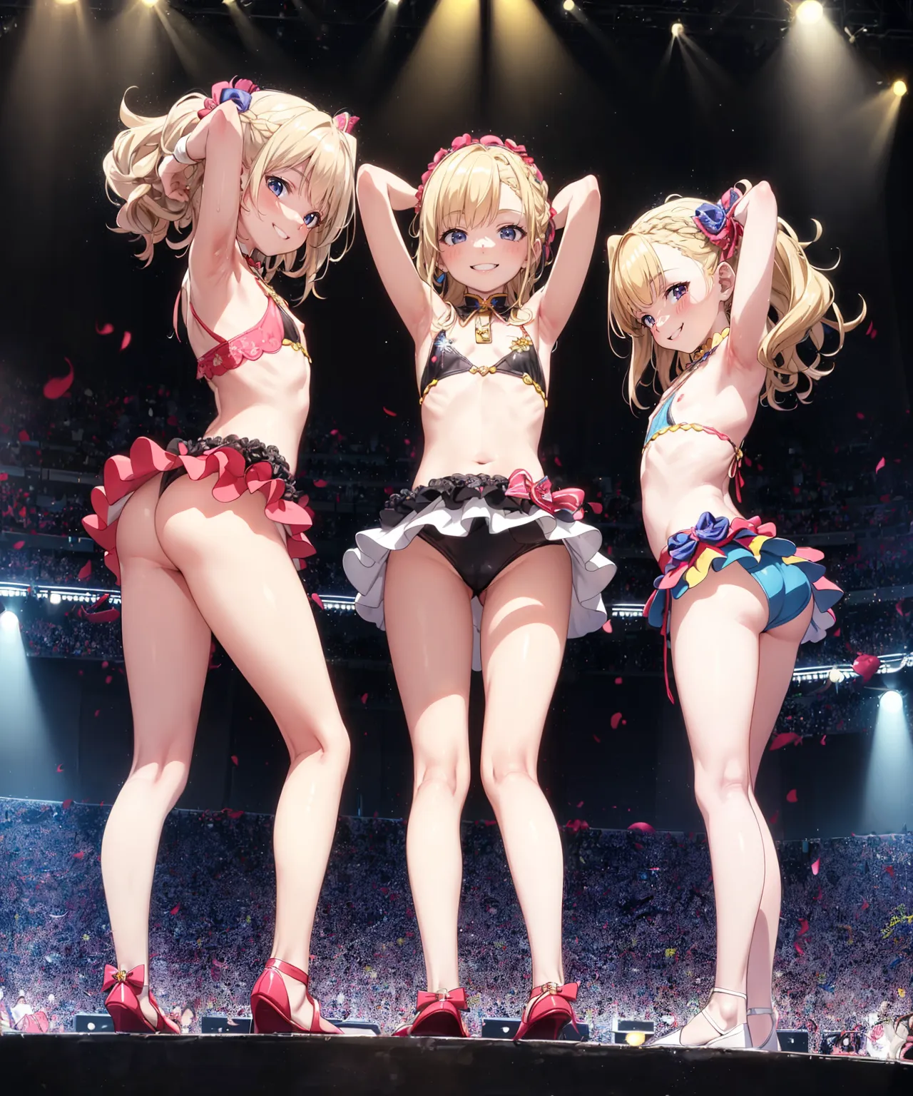 【「下着（ブラジャー・パンティ）」AIエロ画像（イラスト・アニメ・二次元風）15996枚まとめ！(223ページ目)のエロ画像23枚目