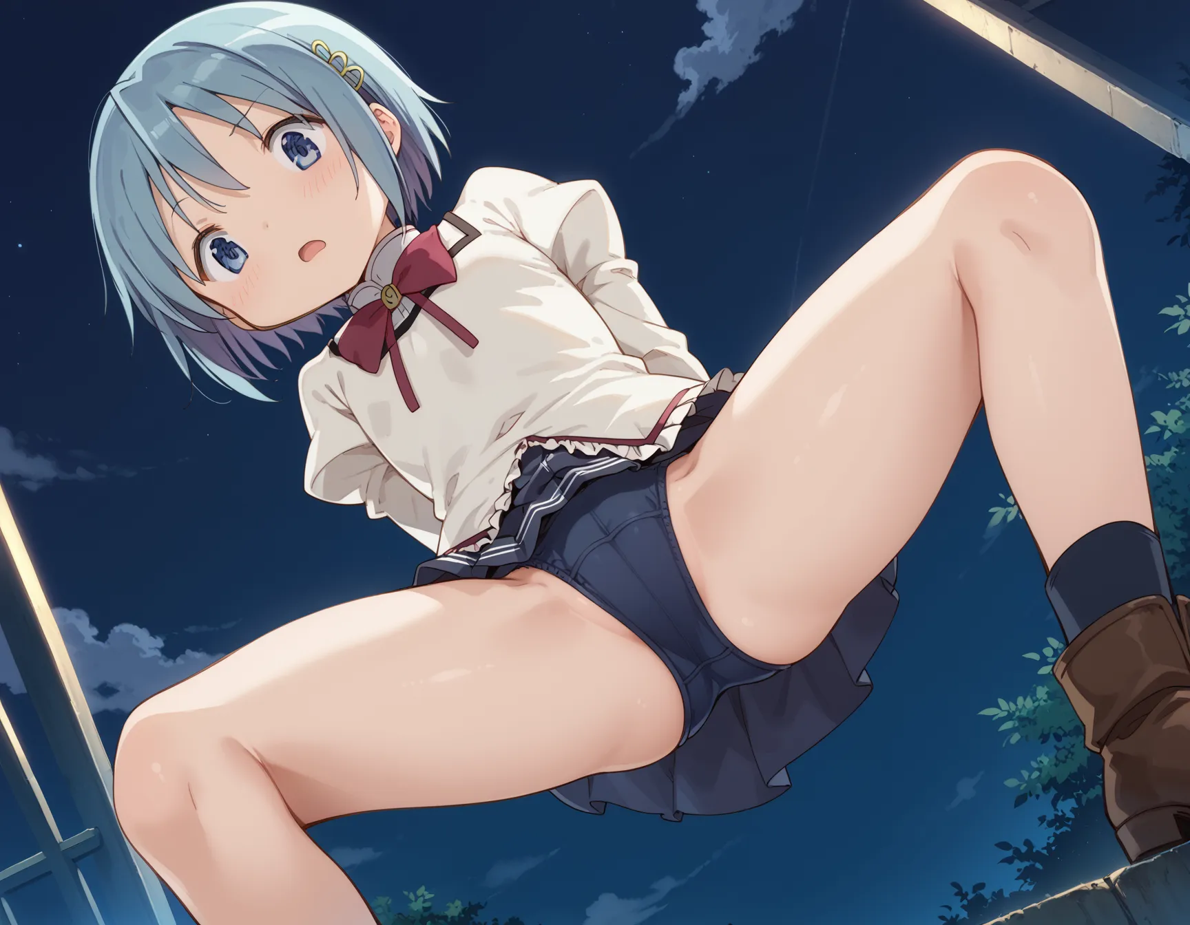 【「貧乳」AIエロ画像（イラスト・アニメ・二次元風）8390枚まとめ！(120ページ目)のエロ画像1枚目