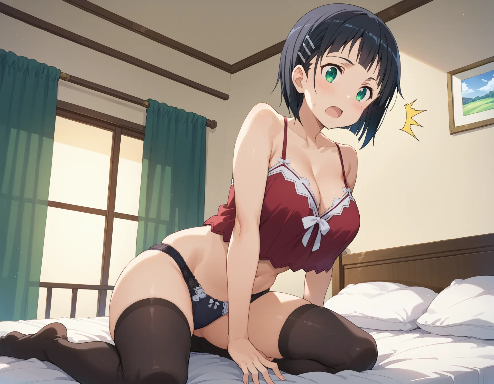 【「下着（ブラジャー・パンティ）」AIエロ画像（イラスト・アニメ・二次元風）15996枚まとめ！(223ページ目)のエロ画像8枚目