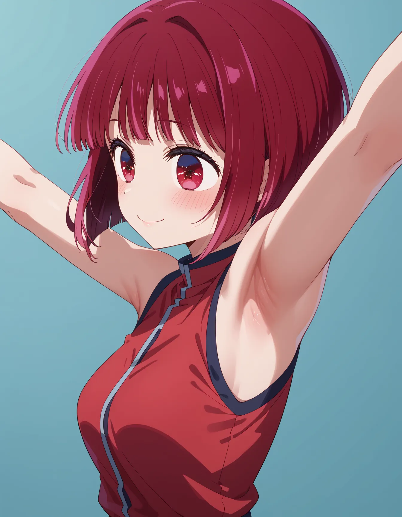 【「腋・脇」AIエロ画像（イラスト・アニメ・二次元風）4705枚まとめ！(66ページ目)のエロ画像17枚目