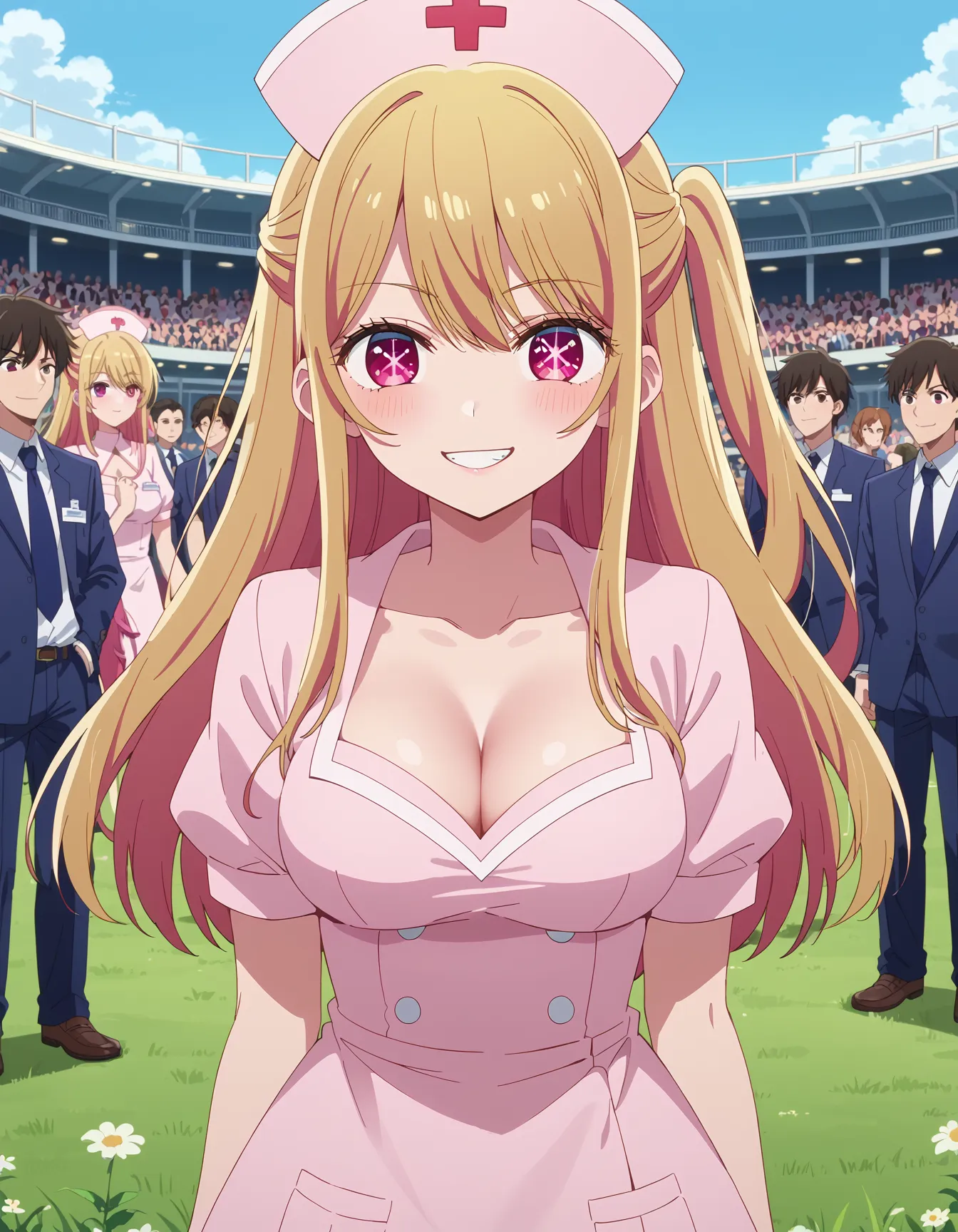 【「尻×ナース・看護婦」AIエロ画像（イラスト・アニメ・二次元風）175枚まとめ！(3ページ目)のエロ画像16枚目