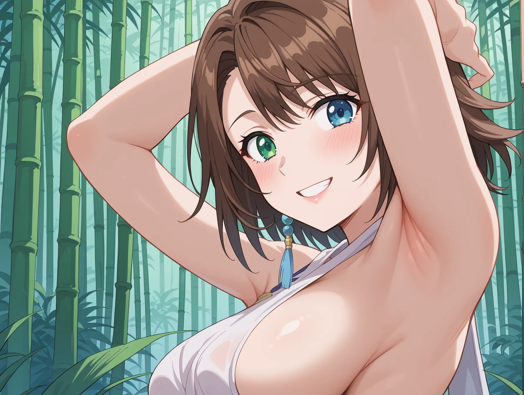 【「腋・脇」AIエロ画像（イラスト・アニメ・二次元風）4705枚まとめ！(66ページ目)のエロ画像10枚目