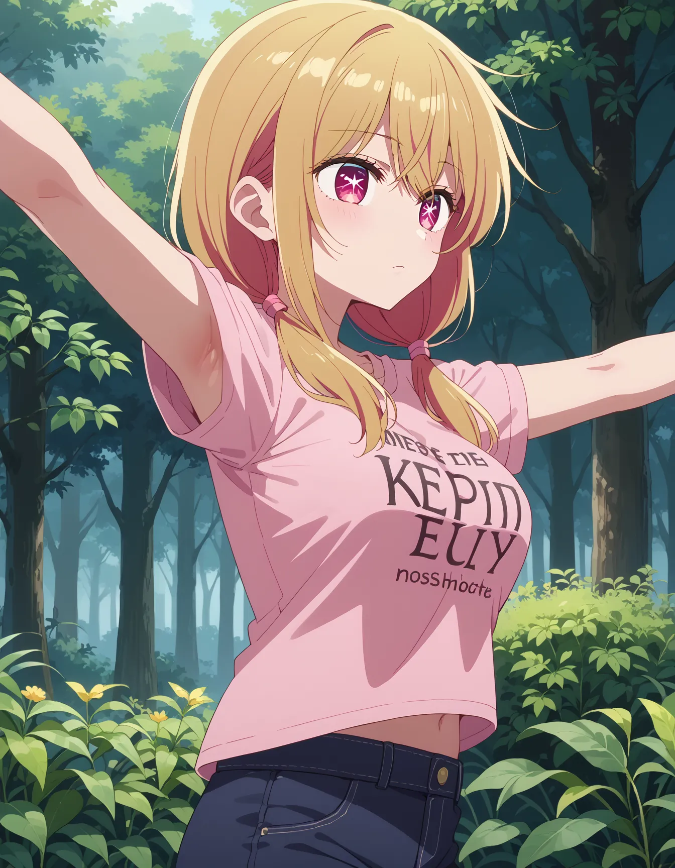 【「腋・脇」AIエロ画像（イラスト・アニメ・二次元風）4705枚まとめ！(66ページ目)のエロ画像6枚目