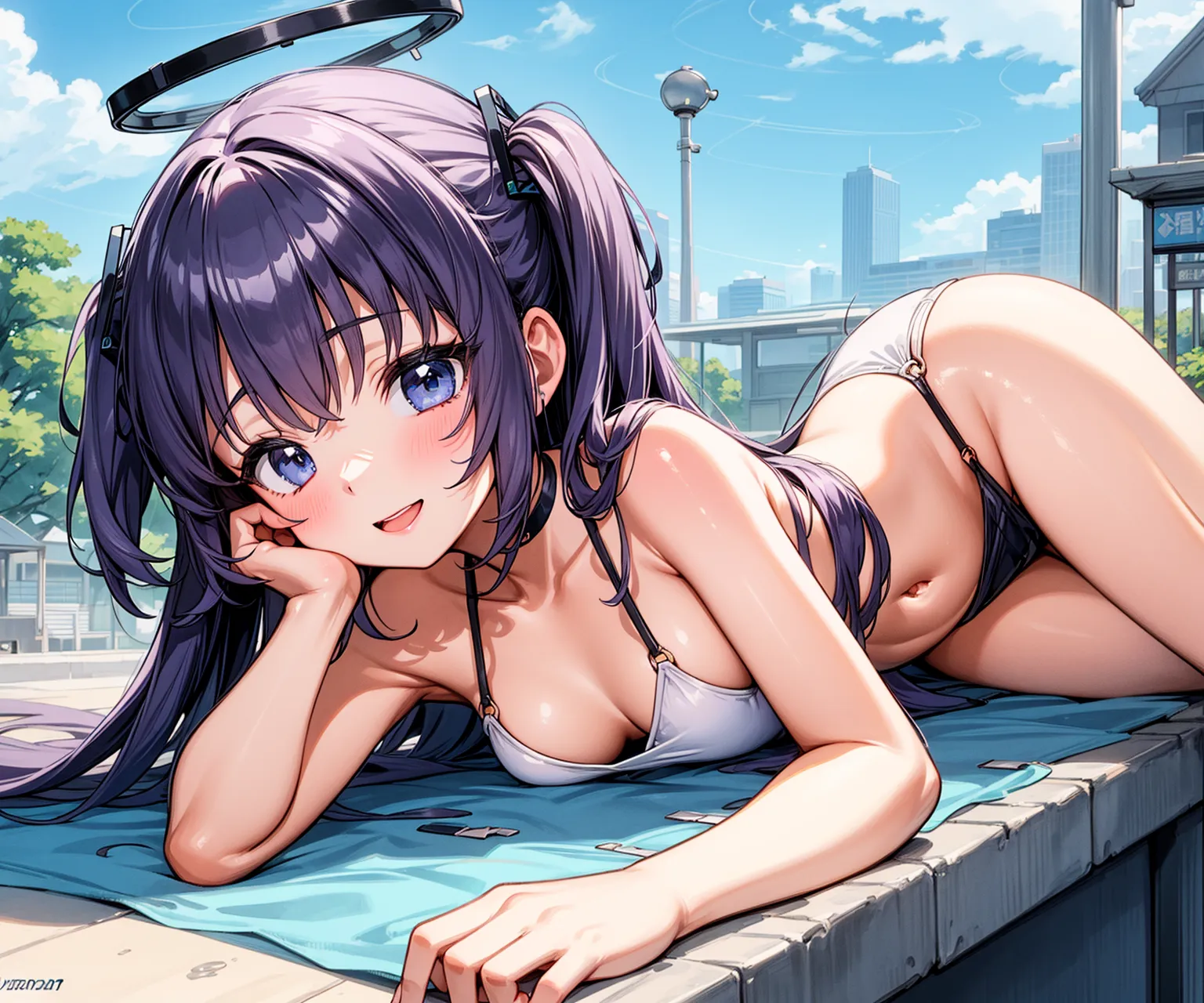 【「貧乳」AIエロ画像（イラスト・アニメ・二次元風）8390枚まとめ！(117ページ目)のエロ画像18枚目