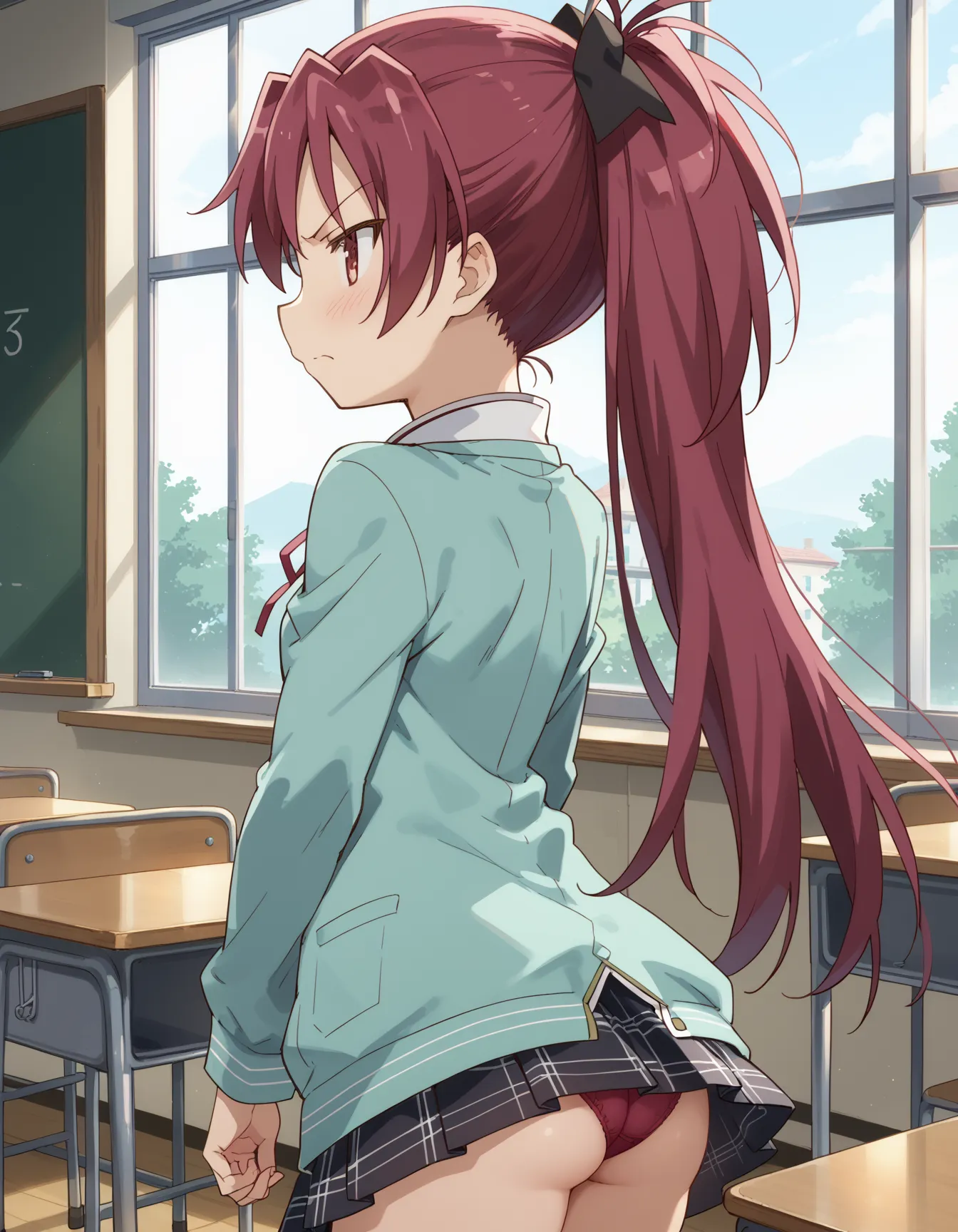 【「学制服」AIエロ画像（イラスト・アニメ・二次元風）4855枚まとめ！(65ページ目)のエロ画像22枚目