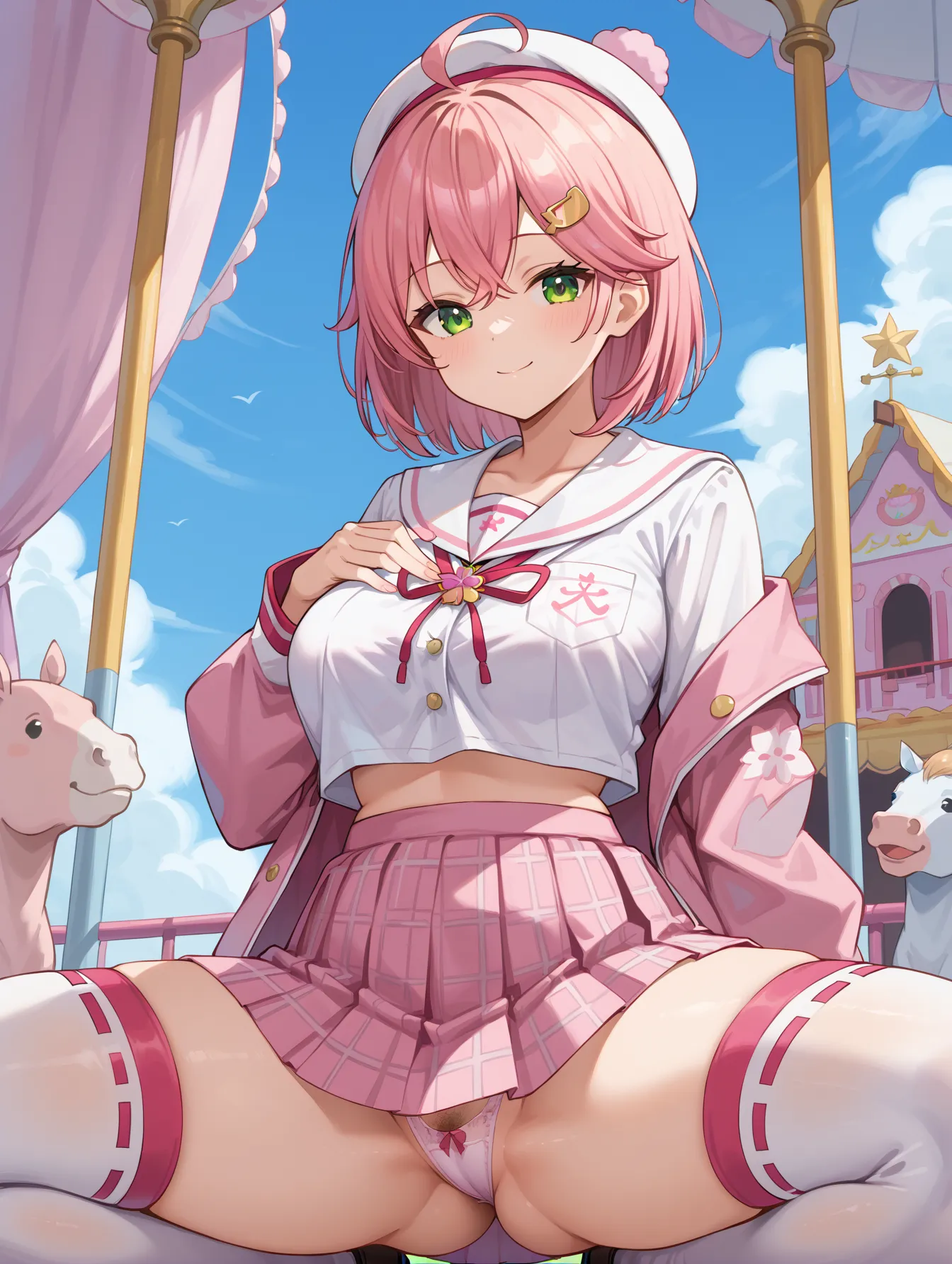 【「学制服」AIエロ画像（イラスト・アニメ・二次元風）4855枚まとめ！(65ページ目)のエロ画像18枚目