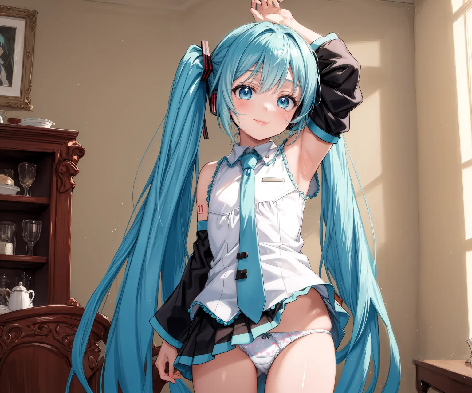 【「下着（ブラジャー・パンティ）」AIエロ画像（イラスト・アニメ・二次元風）15996枚まとめ！(216ページ目)のエロ画像28枚目