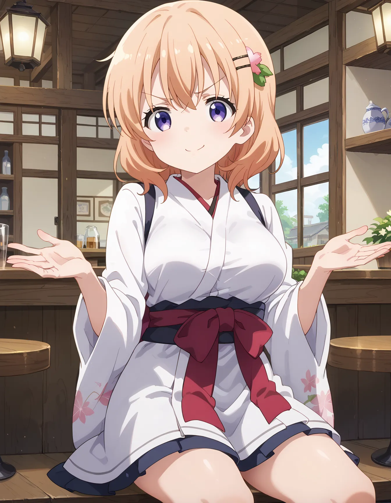 【「巨乳×着物」AIエロ画像（イラスト・アニメ・二次元風）854枚まとめ！(12ページ目)のエロ画像25枚目