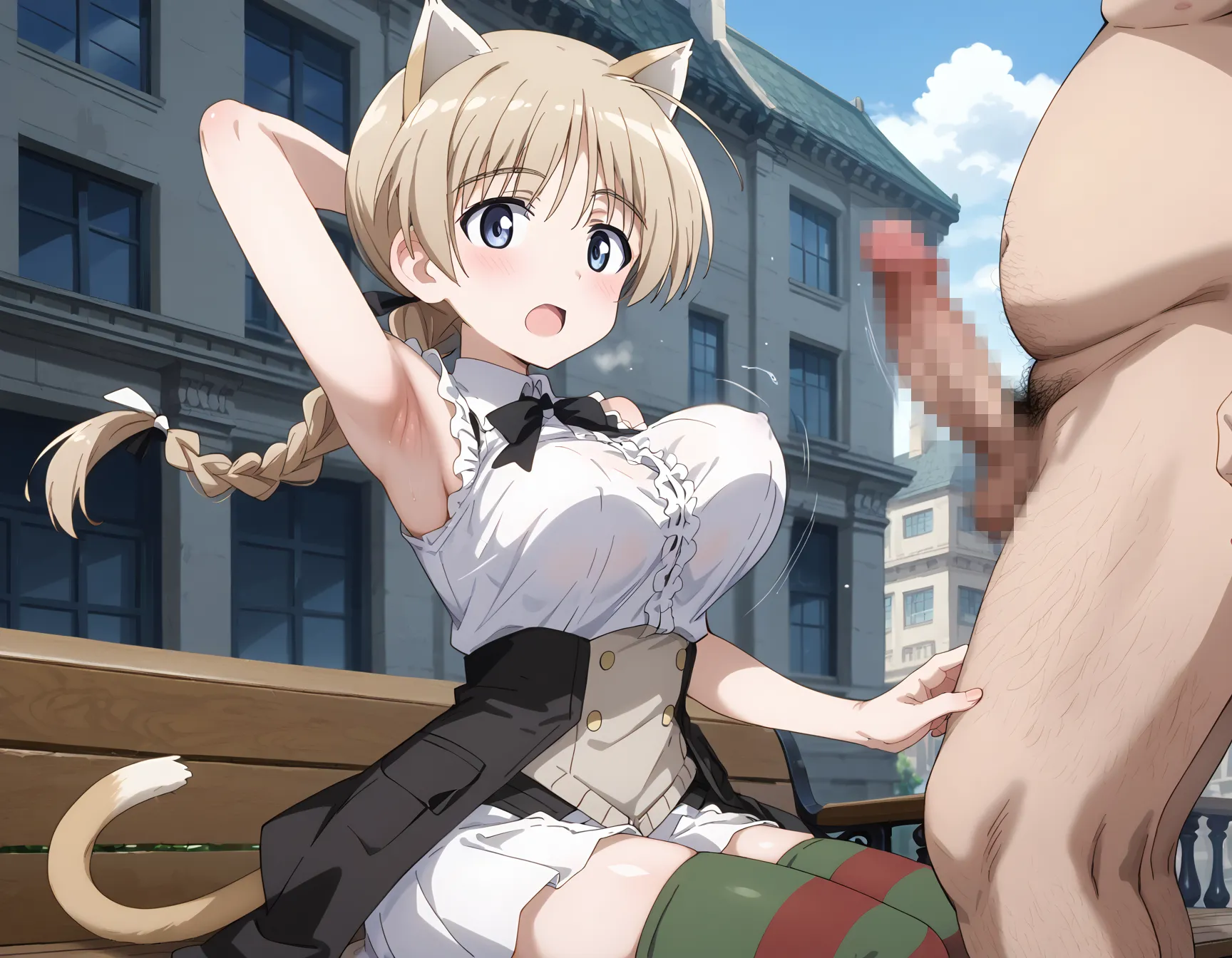 【「下着（ブラジャー・パンティ）」AIエロ画像（イラスト・アニメ・二次元風）15996枚まとめ！(215ページ目)のエロ画像26枚目