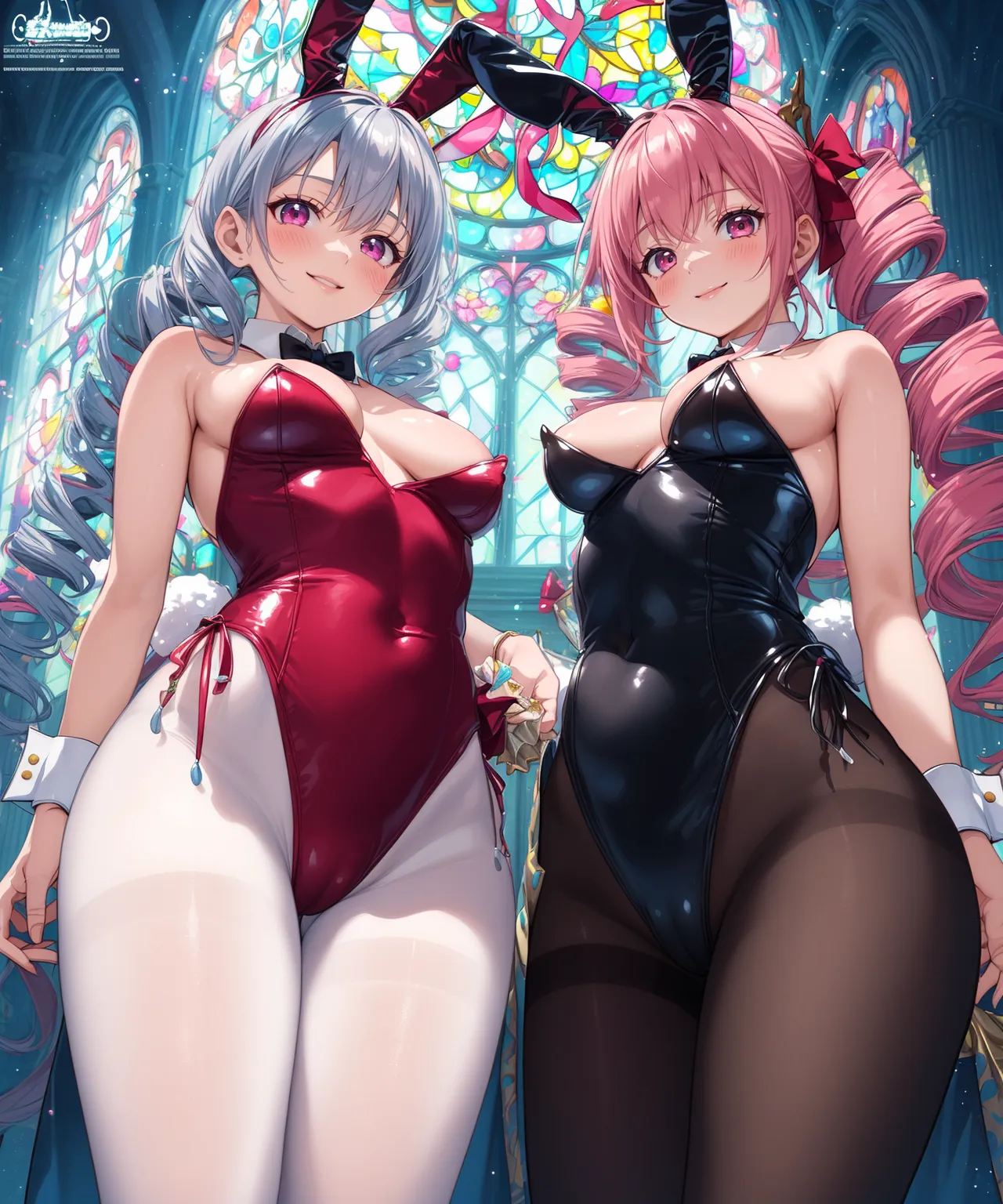 【「尻×パンスト」AIエロ画像（イラスト・アニメ・二次元風）262枚まとめ！(4ページ目)のエロ画像19枚目