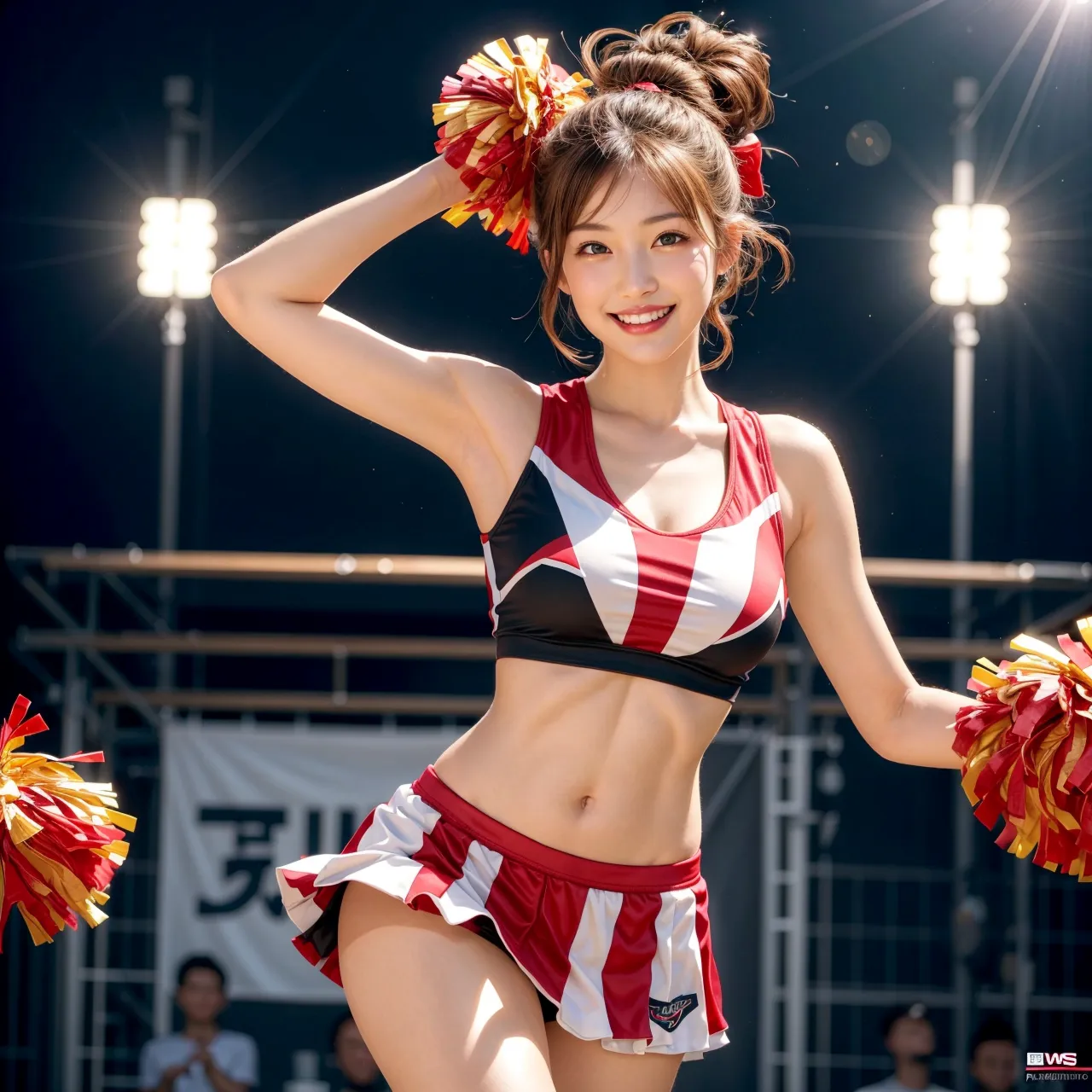 【「チアリーダー」AIエロ画像（リアル・実写・フォト風）1326枚まとめ！(18ページ目)のエロ画像18枚目