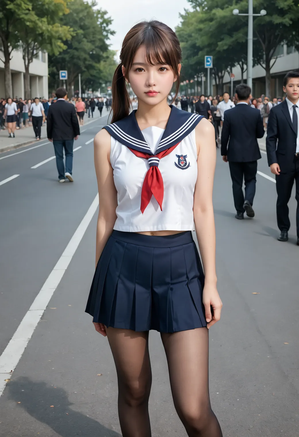 【「尻×学制服」AIエロ画像（リアル・実写・フォト風）2547枚まとめ！(34ページ目)のエロ画像16枚目