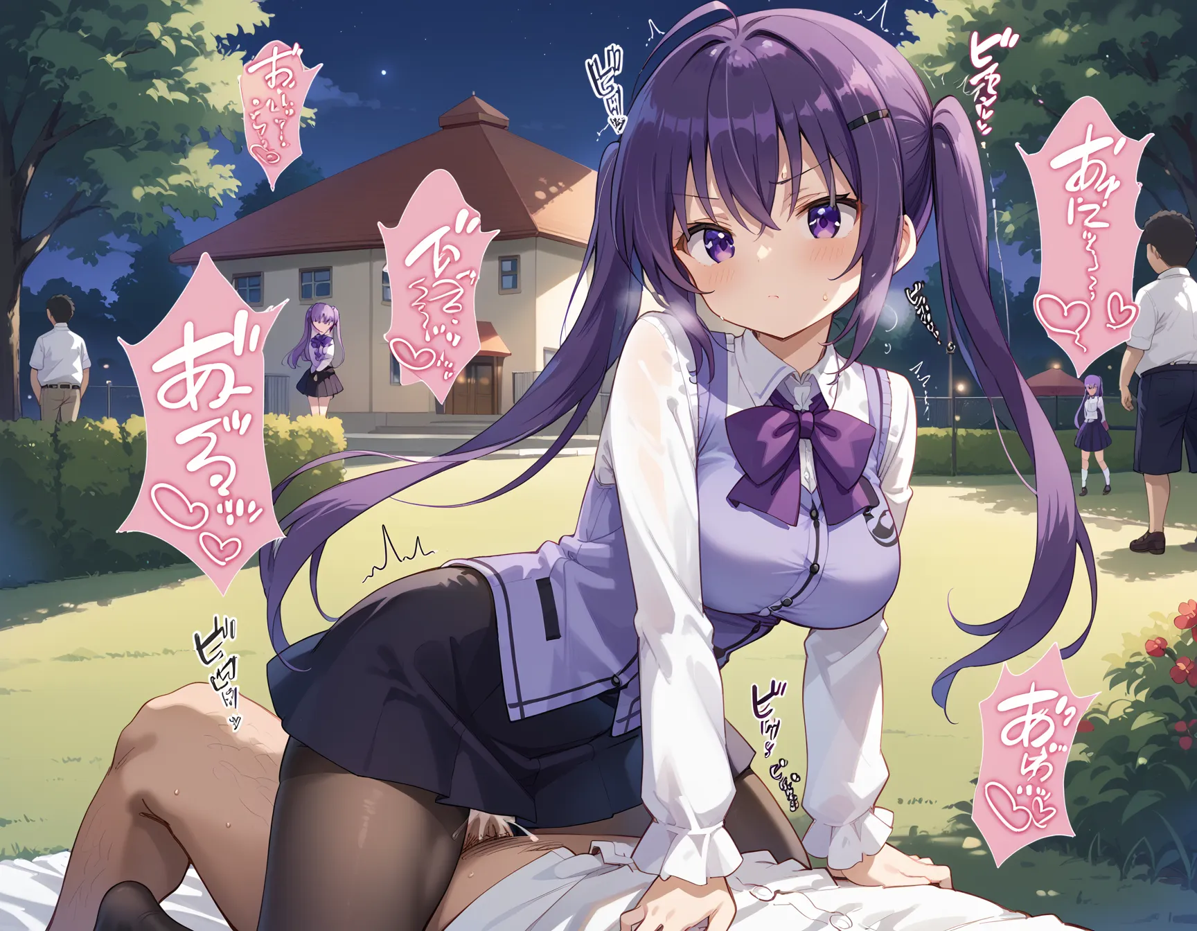 【「巨乳×パンスト」AIエロ画像（イラスト・アニメ・二次元風）575枚まとめ！(8ページ目)のエロ画像26枚目