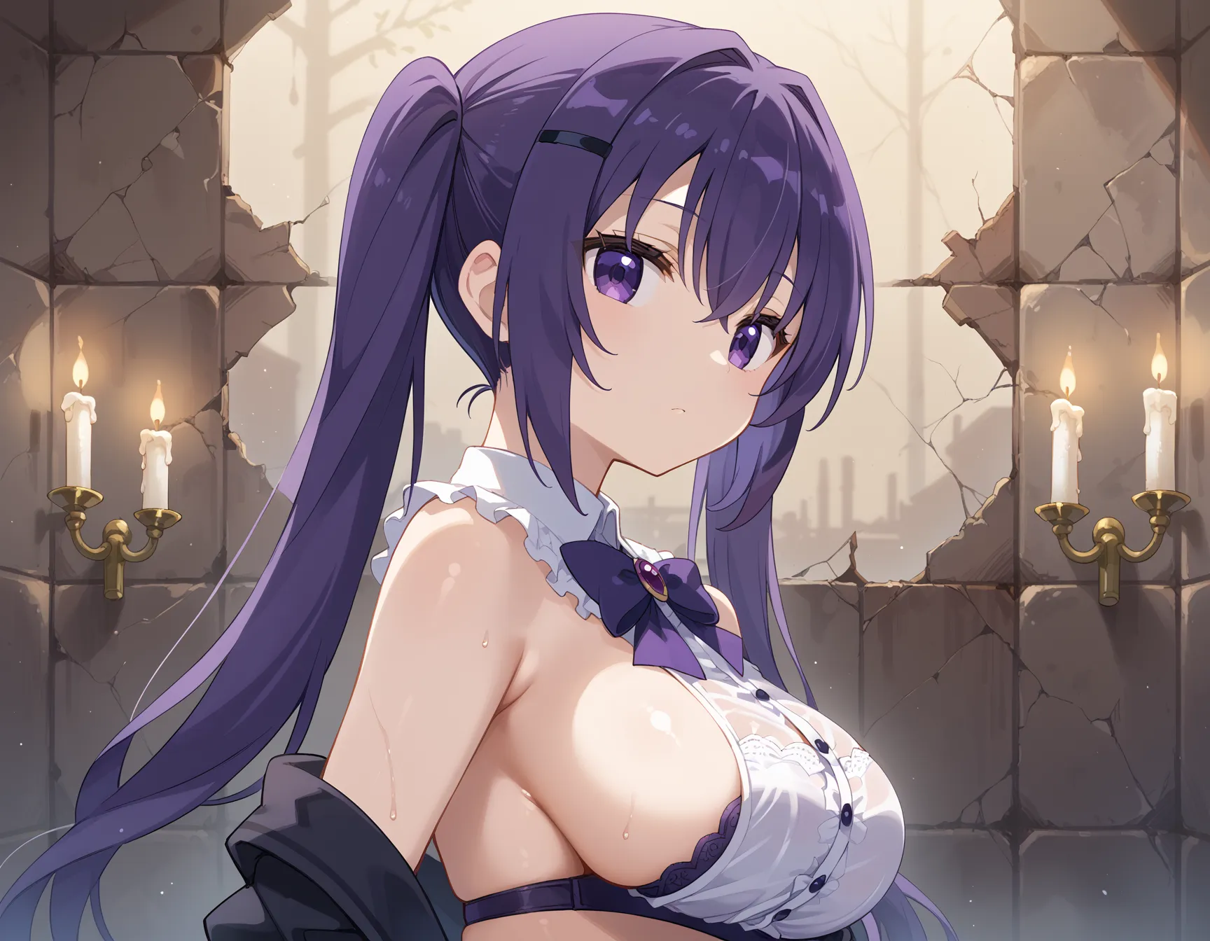 【「下着（ブラジャー・パンティ）」AIエロ画像（イラスト・アニメ・二次元風）15996枚まとめ！(214ページ目)のエロ画像7枚目