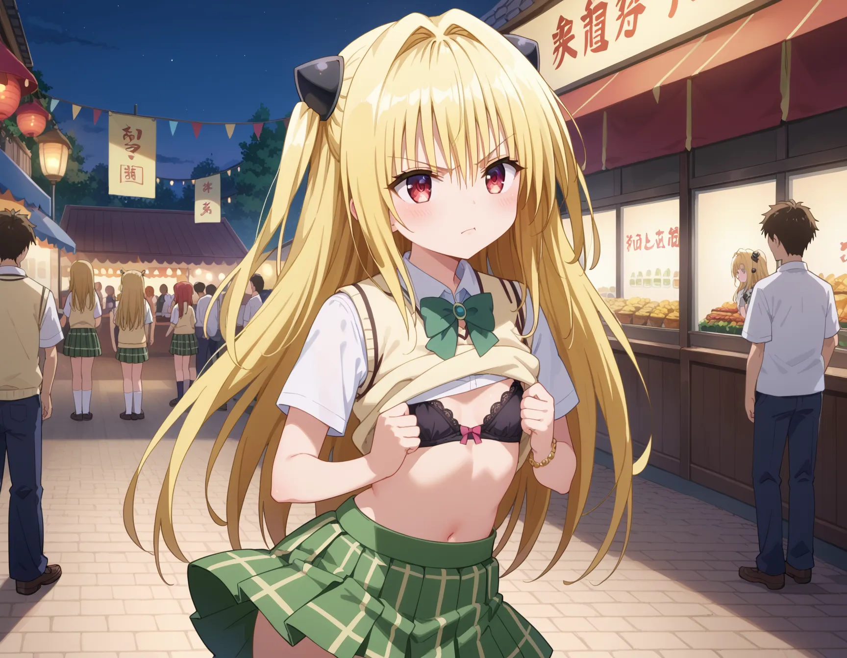 【「下着（ブラジャー・パンティ）」AIエロ画像（イラスト・アニメ・二次元風）15996枚まとめ！(214ページ目)のエロ画像4枚目