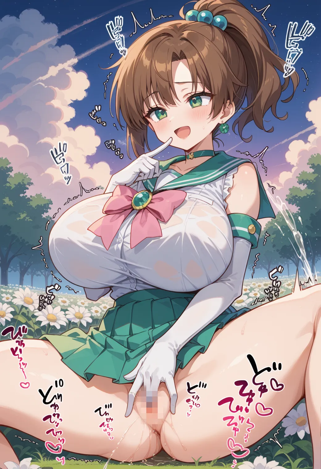 【「爆乳・超乳」AIエロ画像（イラスト・アニメ・二次元風）5621枚まとめ！(76ページ目)のエロ画像20枚目