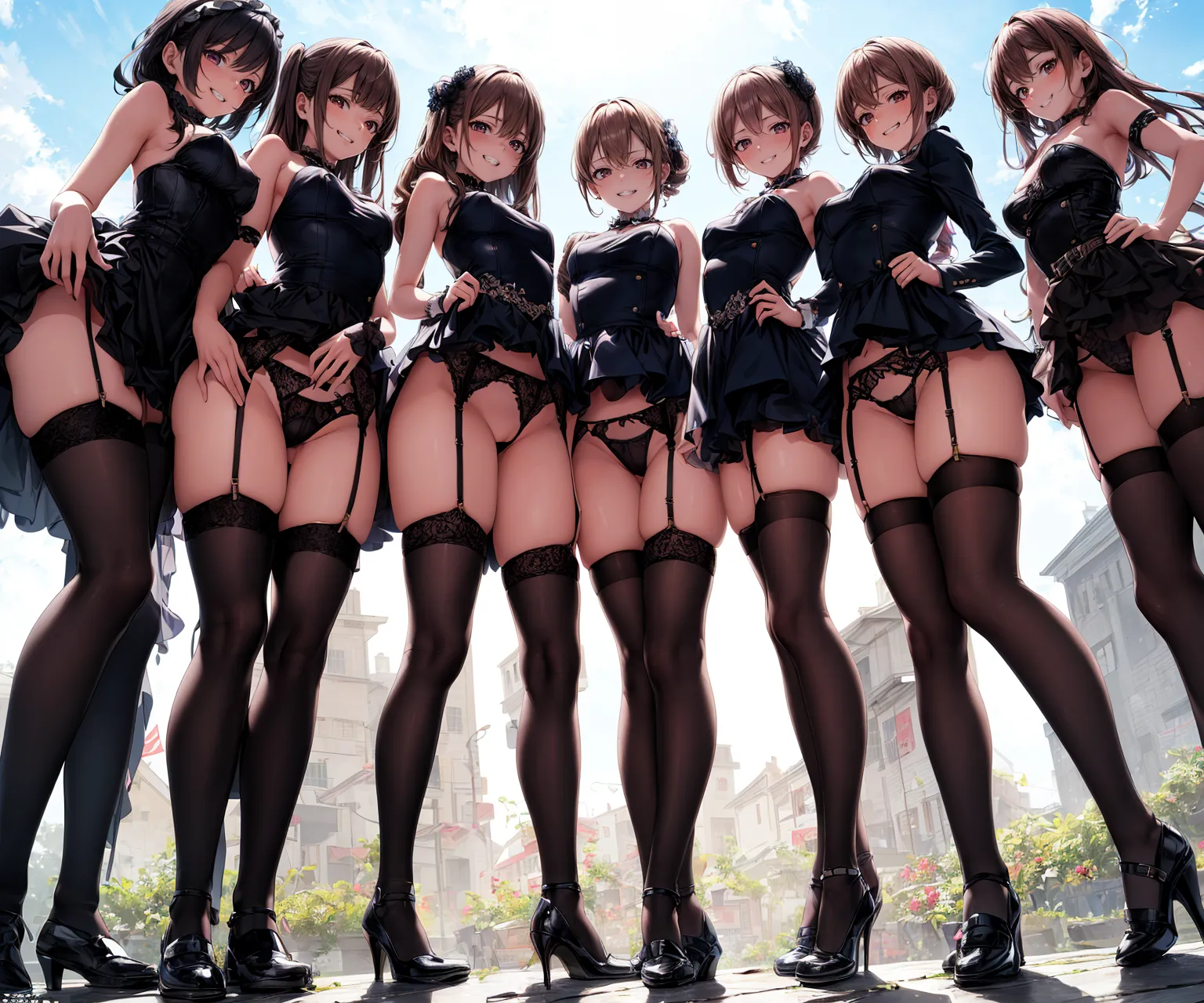 【「下着（ブラジャー・パンティ）」AIエロ画像（イラスト・アニメ・二次元風）15996枚まとめ！(213ページ目)のエロ画像6枚目