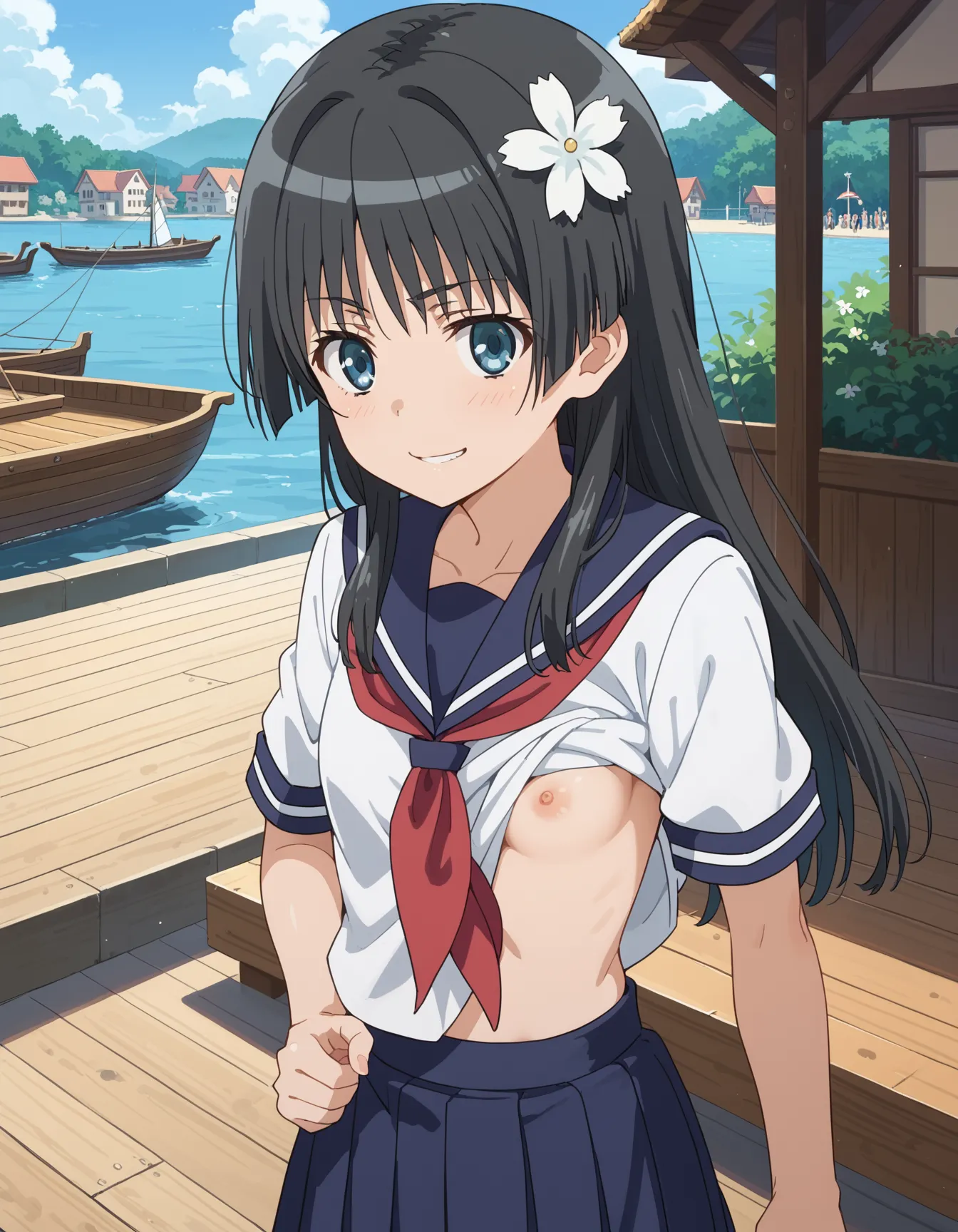 【「下着（ブラジャー・パンティ）」AIエロ画像（イラスト・アニメ・二次元風）15996枚まとめ！(213ページ目)のエロ画像5枚目