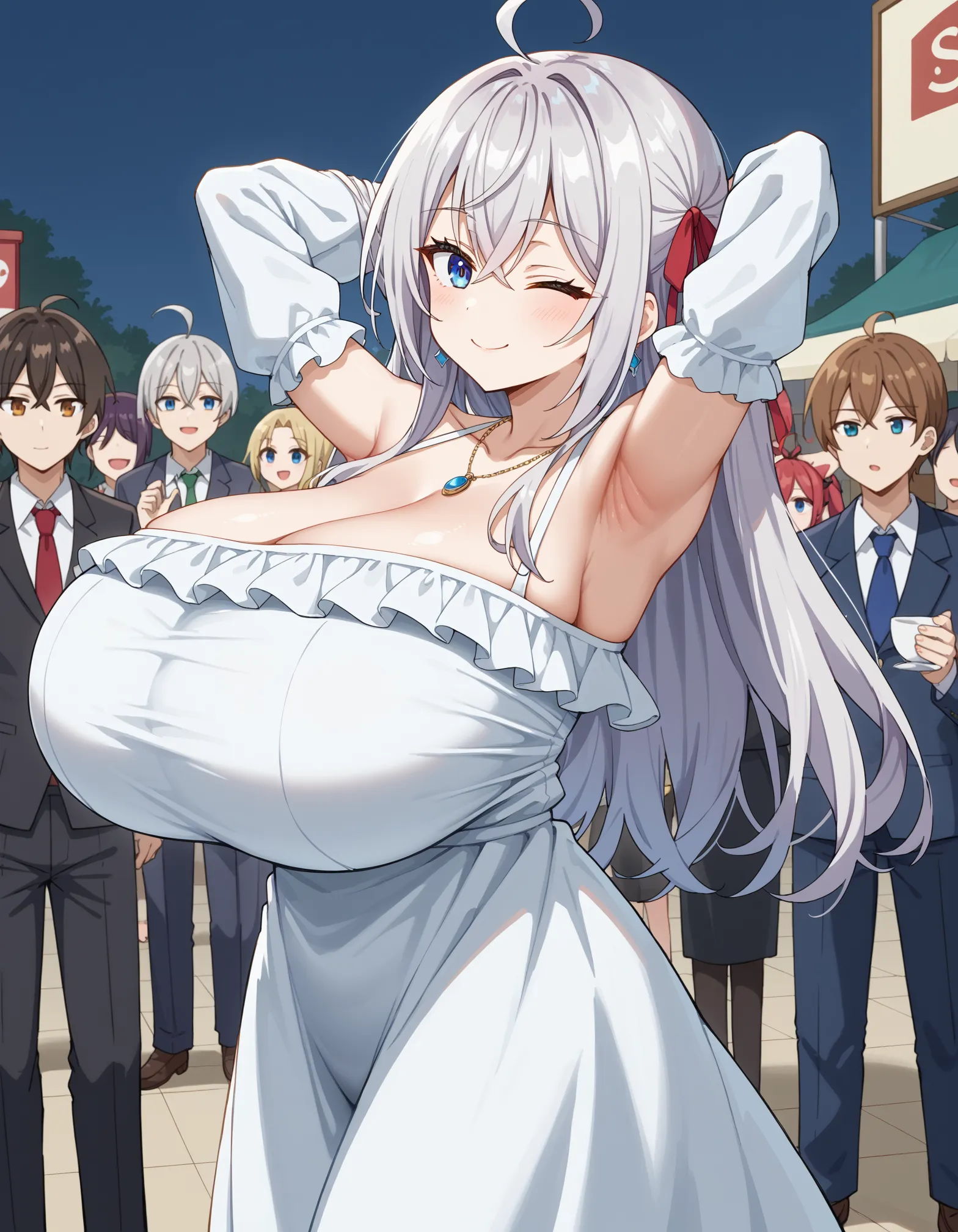 【「爆乳・超乳」AIエロ画像（イラスト・アニメ・二次元風）5621枚まとめ！(76ページ目)のエロ画像6枚目