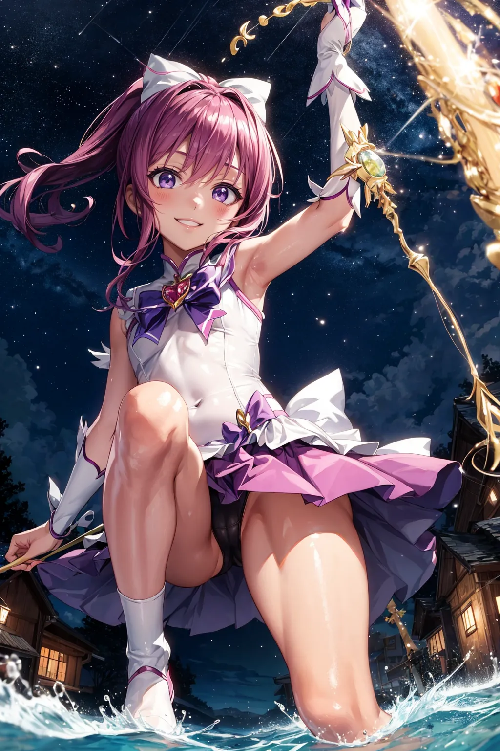 【「貧乳」AIエロ画像（イラスト・アニメ・二次元風）8390枚まとめ！(113ページ目)のエロ画像29枚目