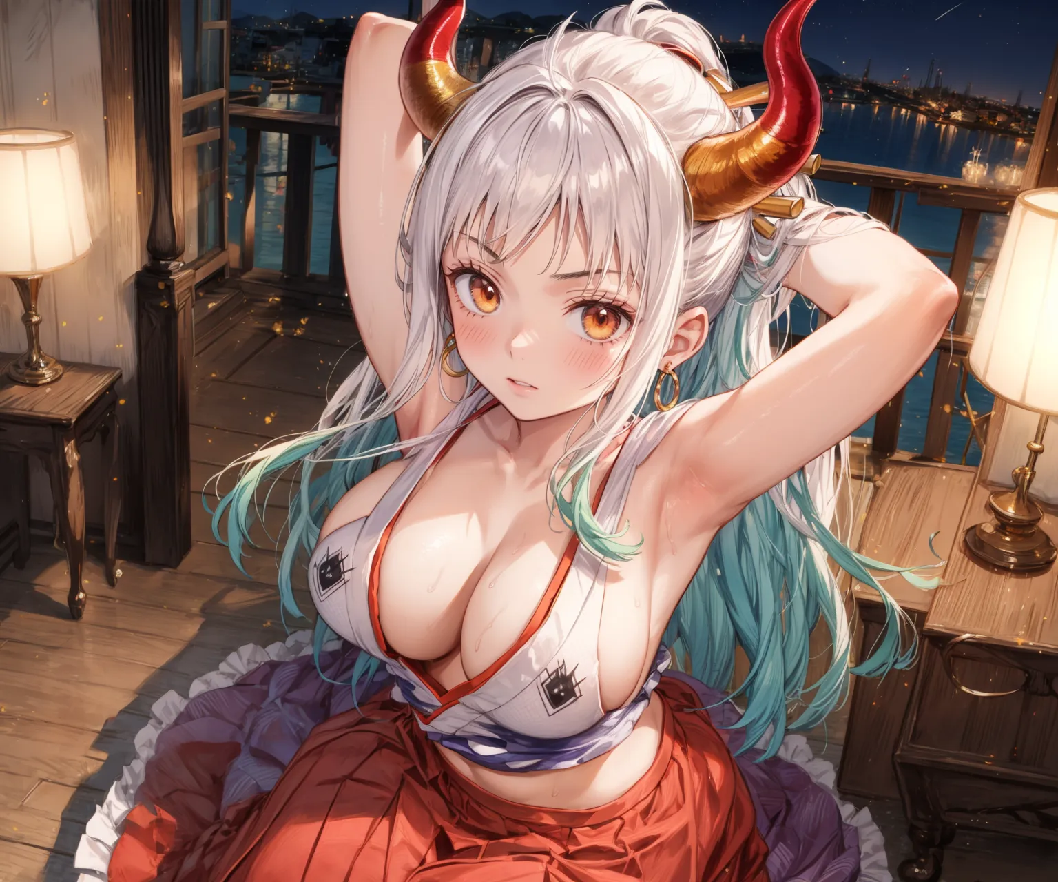 【「爆乳・超乳」AIエロ画像（イラスト・アニメ・二次元風）5621枚まとめ！(75ページ目)のエロ画像21枚目