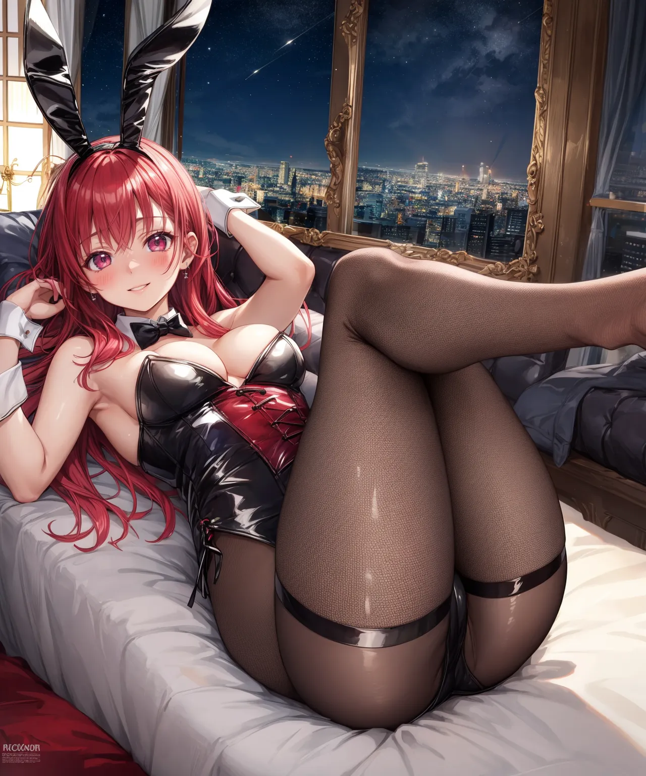 【「バニーガール」AIエロ画像（イラスト・アニメ・二次元風）736枚まとめ！(10ページ目)のエロ画像24枚目