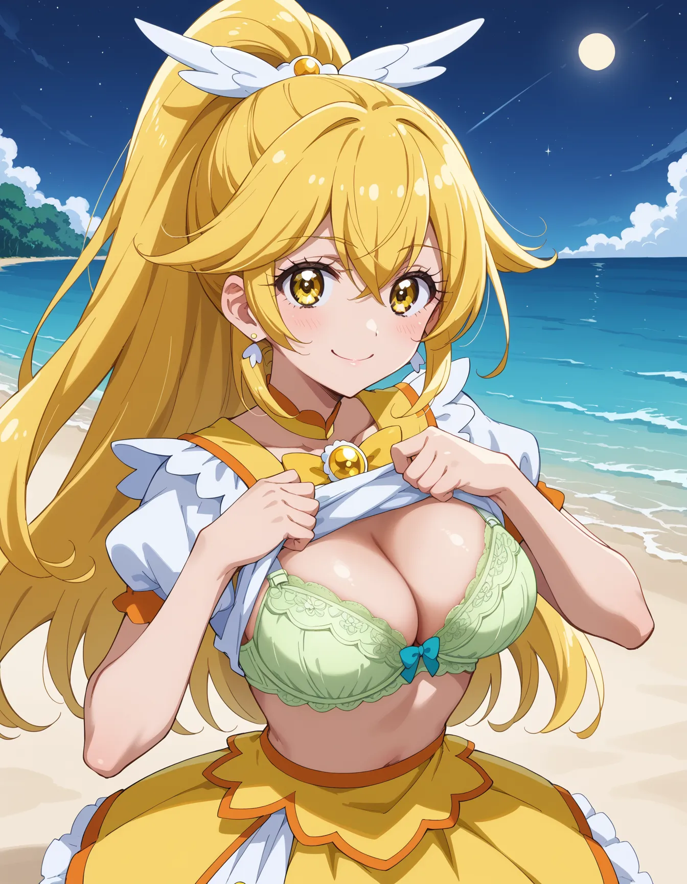 【「下着（ブラジャー・パンティ）」AIエロ画像（イラスト・アニメ・二次元風）15996枚まとめ！(210ページ目)のエロ画像17枚目