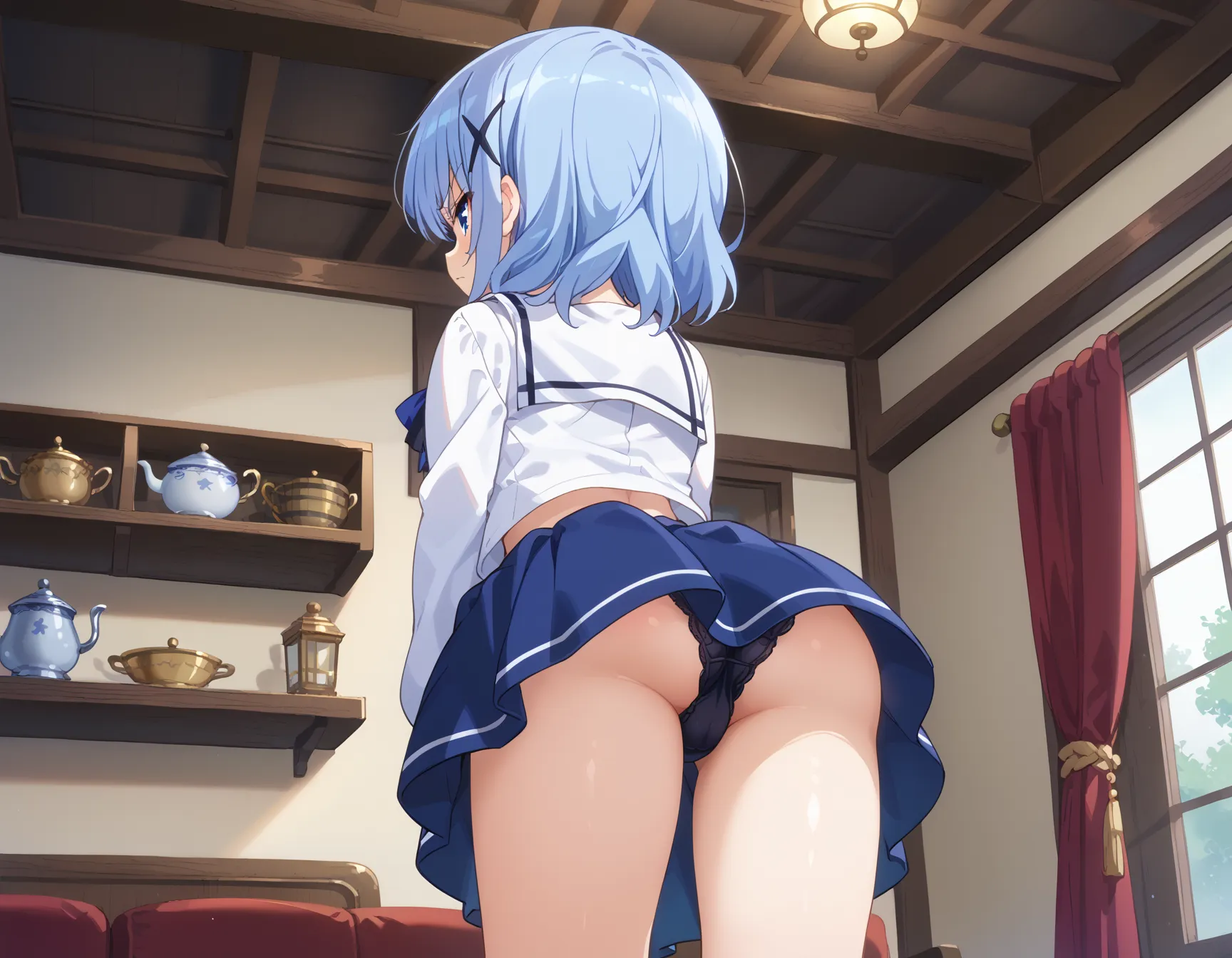 【「貧乳」AIエロ画像（イラスト・アニメ・二次元風）8390枚まとめ！(112ページ目)のエロ画像25枚目