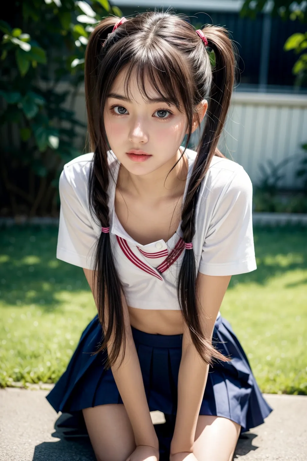 【「貧乳」AIエロ画像（リアル・実写・フォト風）21896枚まとめ！(291ページ目)のエロ画像3枚目