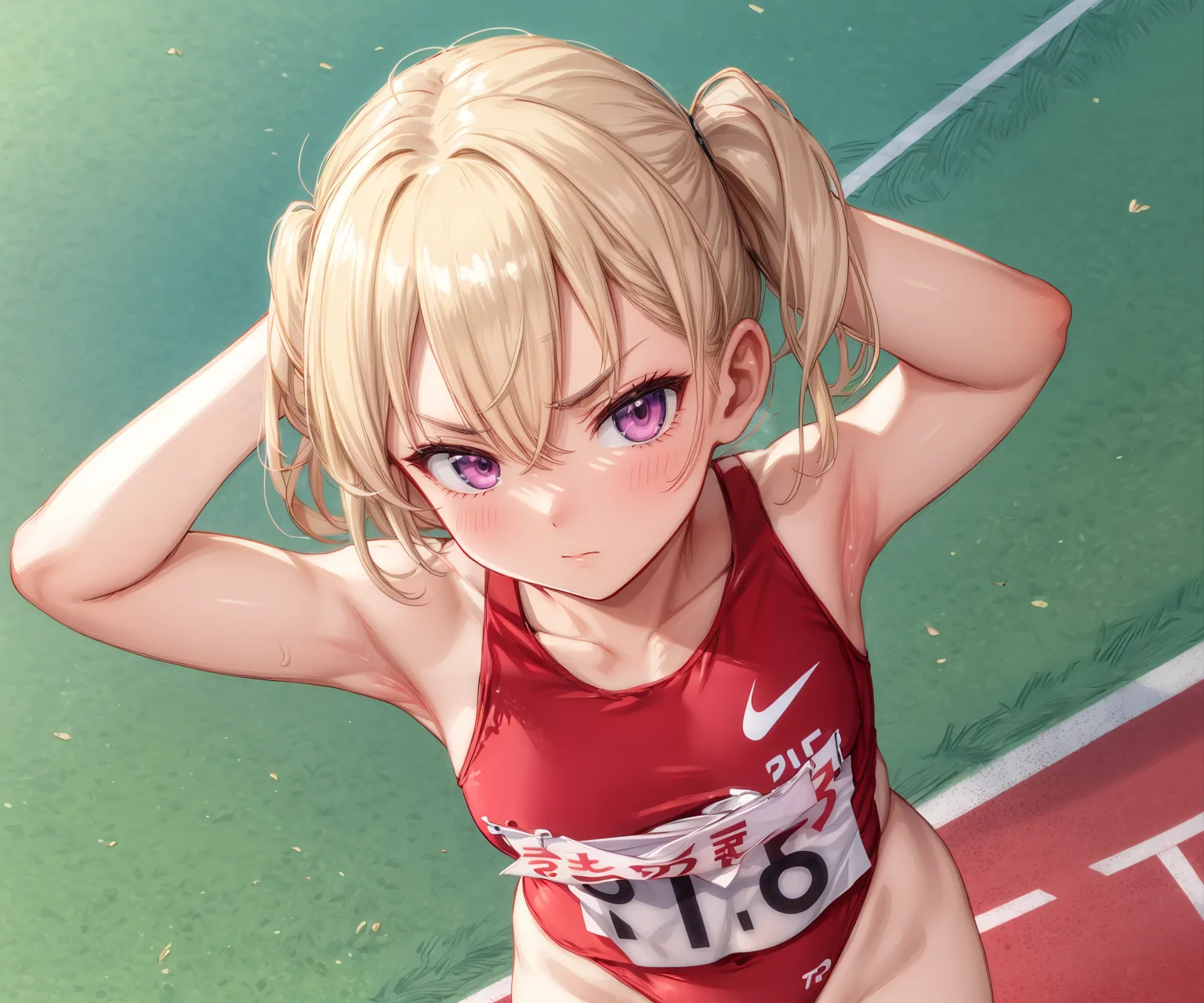 【「陸上」AIエロ画像（イラスト・アニメ・二次元風）160枚まとめ！(2ページ目)のエロ画像28枚目