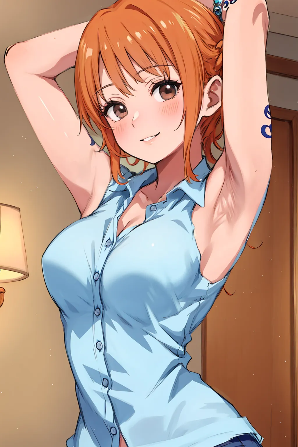 【「下着（ブラジャー・パンティ）」AIエロ画像（イラスト・アニメ・二次元風）15996枚まとめ！(207ページ目)のエロ画像14枚目