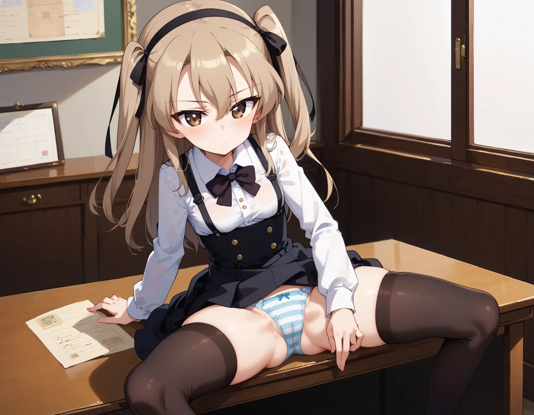 【「下着（ブラジャー・パンティ）」AIエロ画像（イラスト・アニメ・二次元風）15996枚まとめ！(207ページ目)のエロ画像13枚目