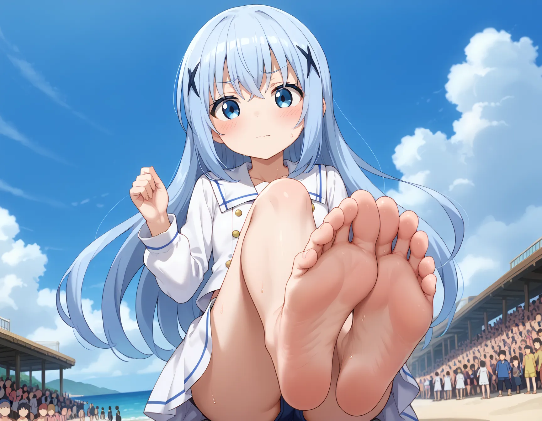 【「貧乳」AIエロ画像（イラスト・アニメ・二次元風）8390枚まとめ！(110ページ目)のエロ画像26枚目