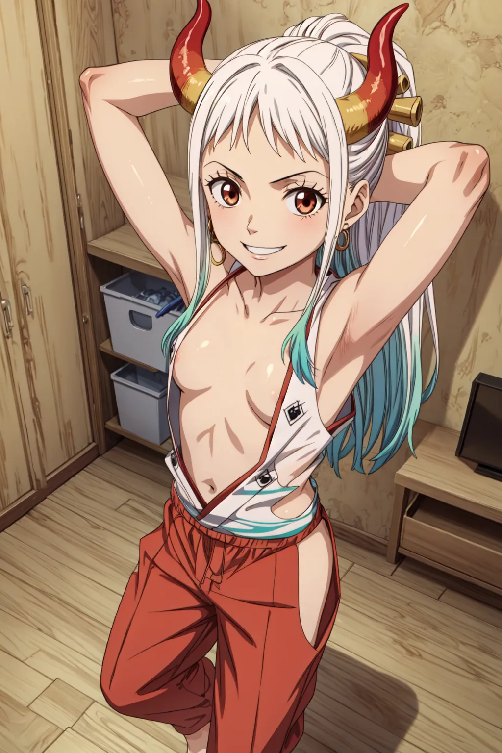 【「爆乳・超乳」AIエロ画像（イラスト・アニメ・二次元風）5621枚まとめ！(73ページ目)のエロ画像17枚目