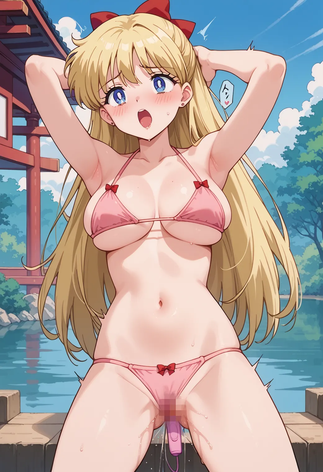 【「下着（ブラジャー・パンティ）」AIエロ画像（イラスト・アニメ・二次元風）15996枚まとめ！(205ページ目)のエロ画像1枚目