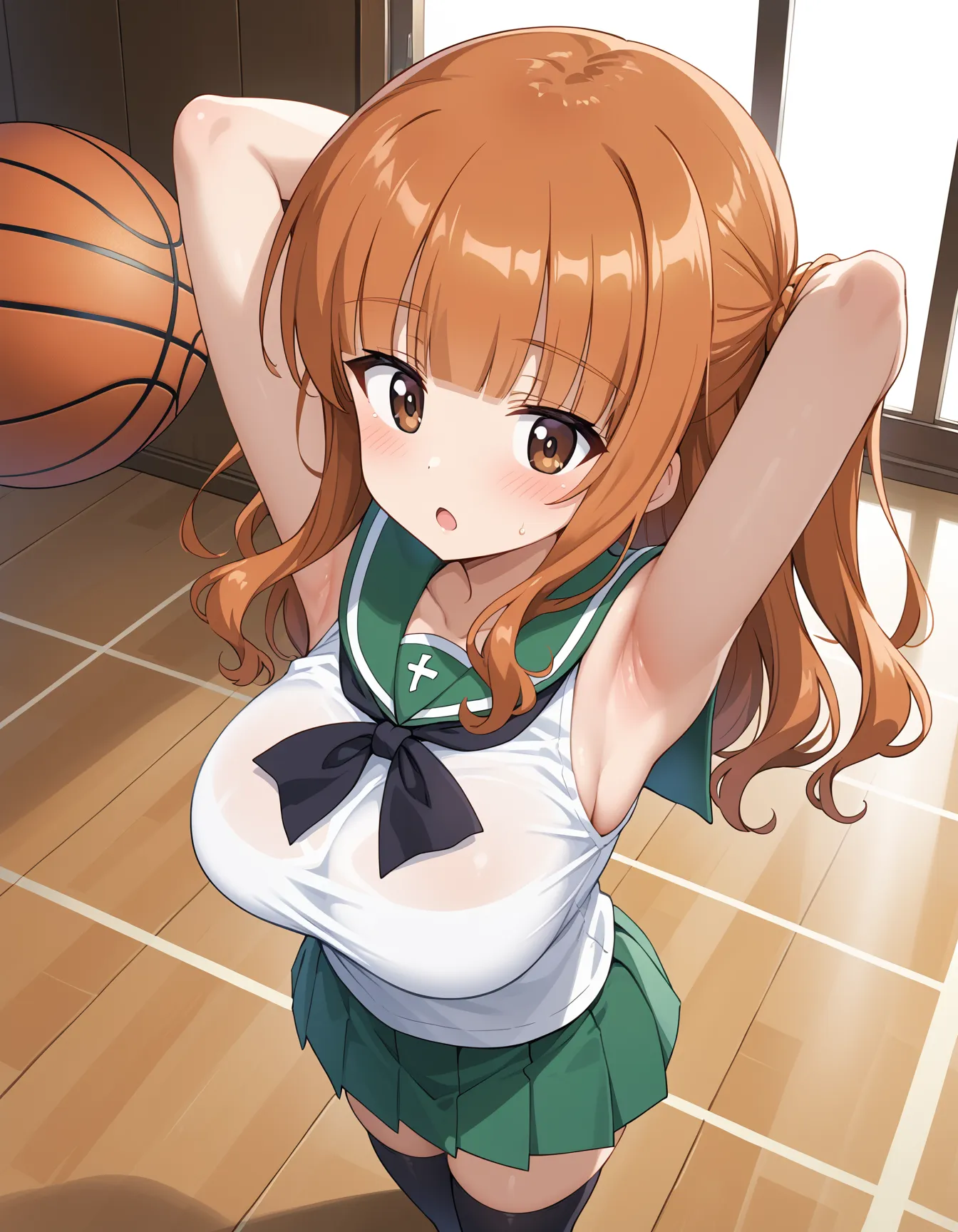 【「腋・脇」AIエロ画像（イラスト・アニメ・二次元風）4705枚まとめ！(62ページ目)のエロ画像4枚目