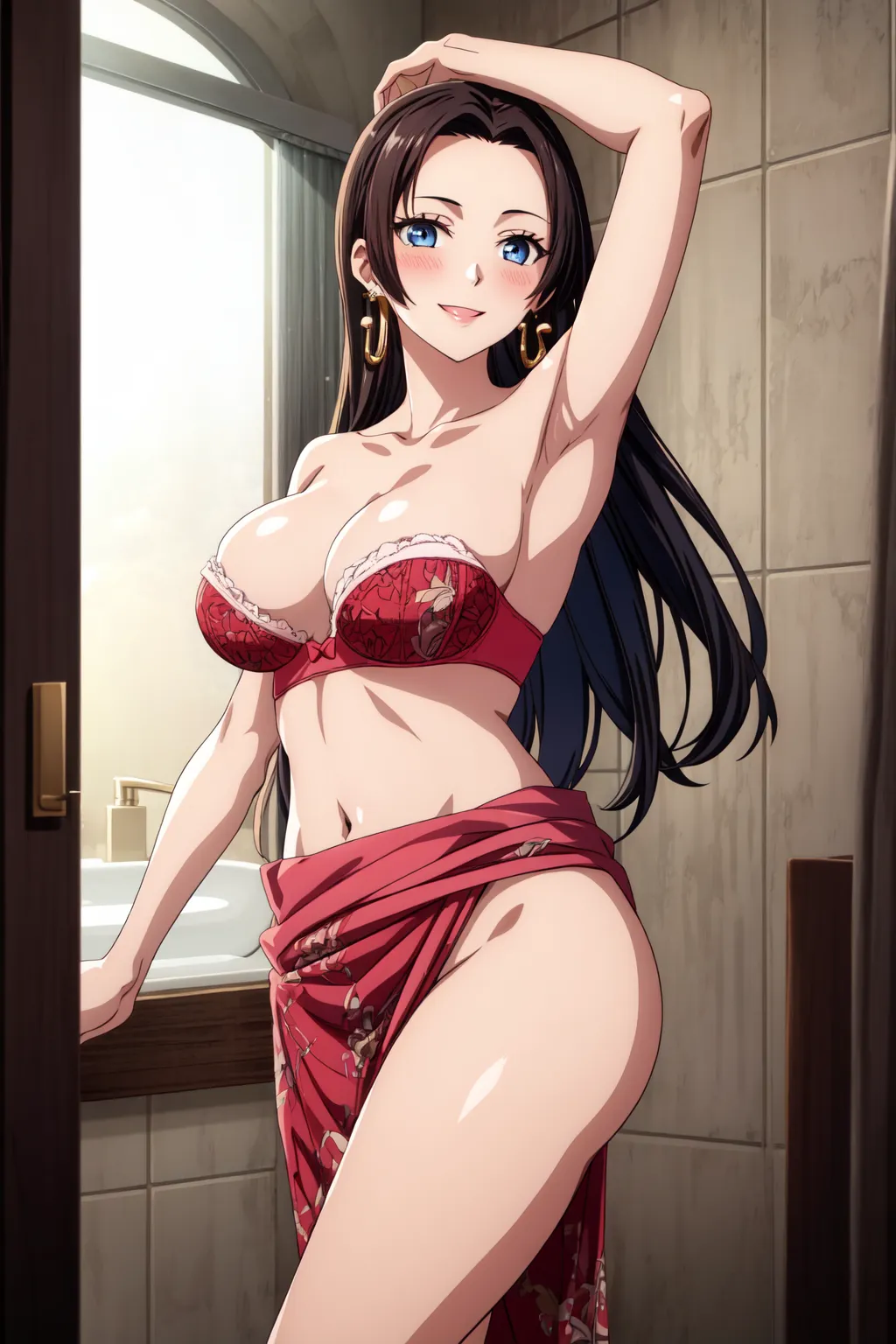 【「下着（ブラジャー・パンティ）」AIエロ画像（イラスト・アニメ・二次元風）15996枚まとめ！(204ページ目)のエロ画像23枚目