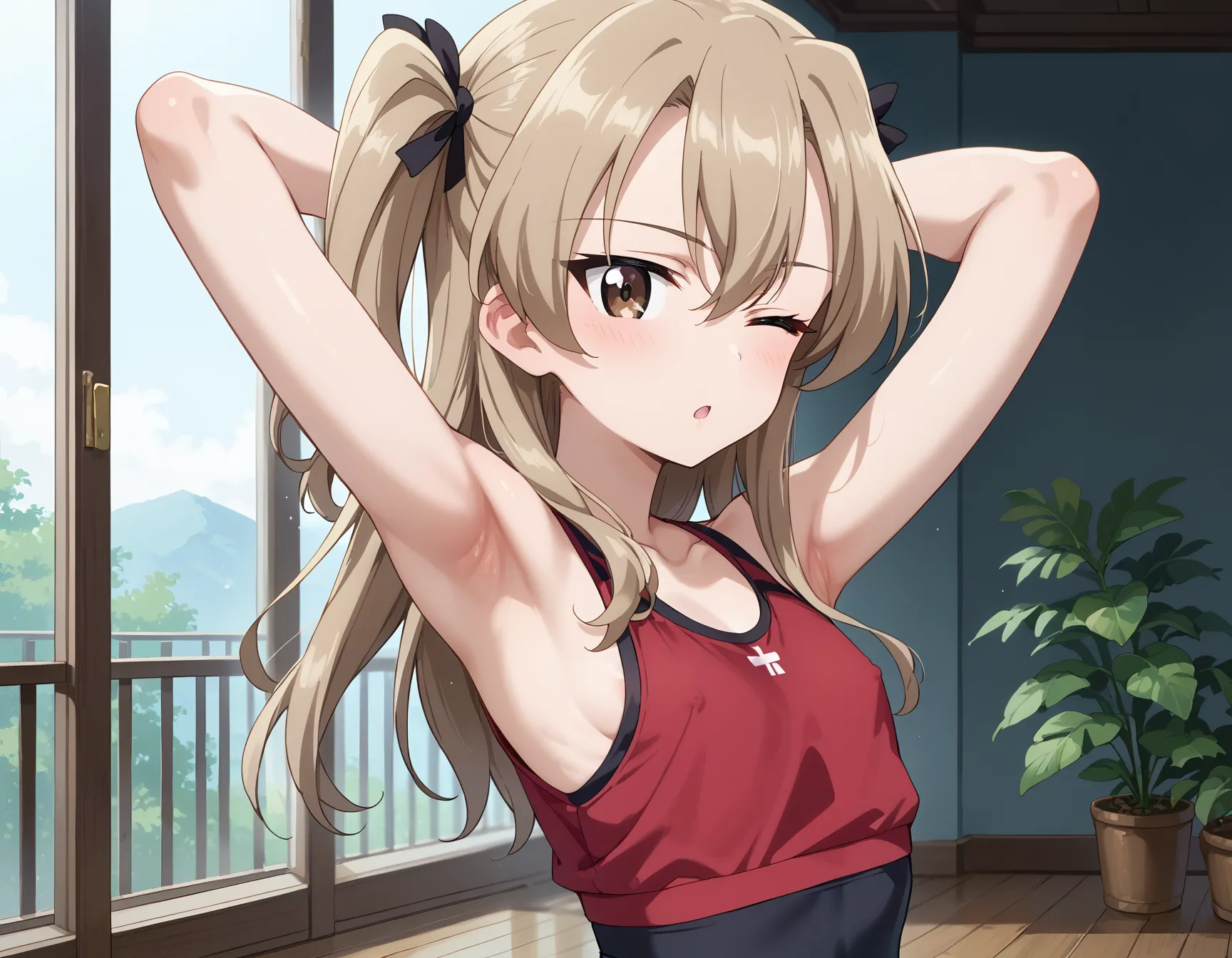 【「下着（ブラジャー・パンティ）」AIエロ画像（イラスト・アニメ・二次元風）15996枚まとめ！(204ページ目)のエロ画像13枚目