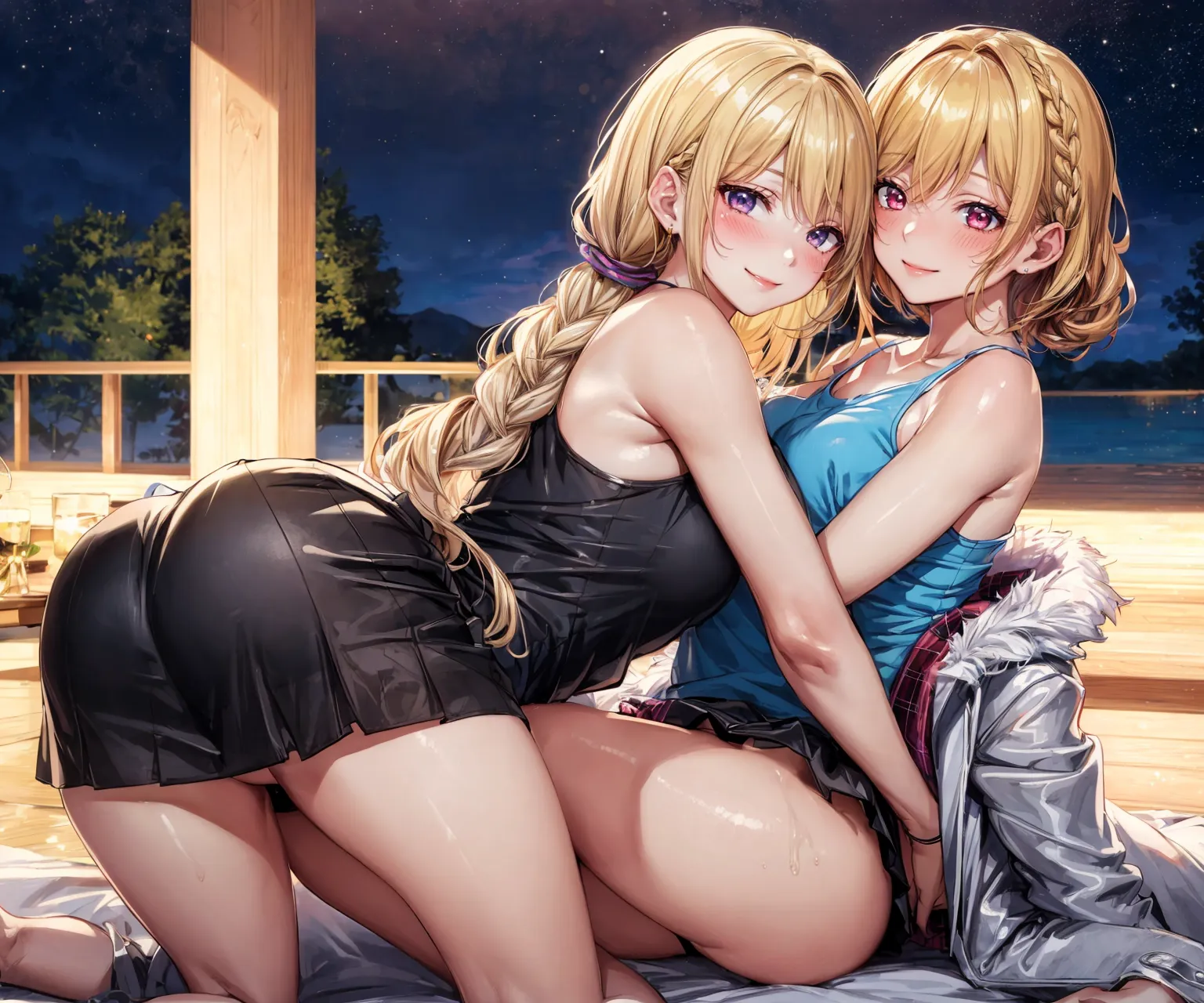 【「下着（ブラジャー・パンティ）」AIエロ画像（イラスト・アニメ・二次元風）15996枚まとめ！(203ページ目)のエロ画像25枚目