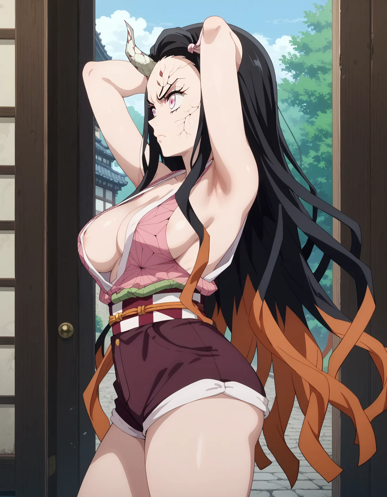 【「下着（ブラジャー・パンティ）」AIエロ画像（イラスト・アニメ・二次元風）15996枚まとめ！(202ページ目)のエロ画像13枚目